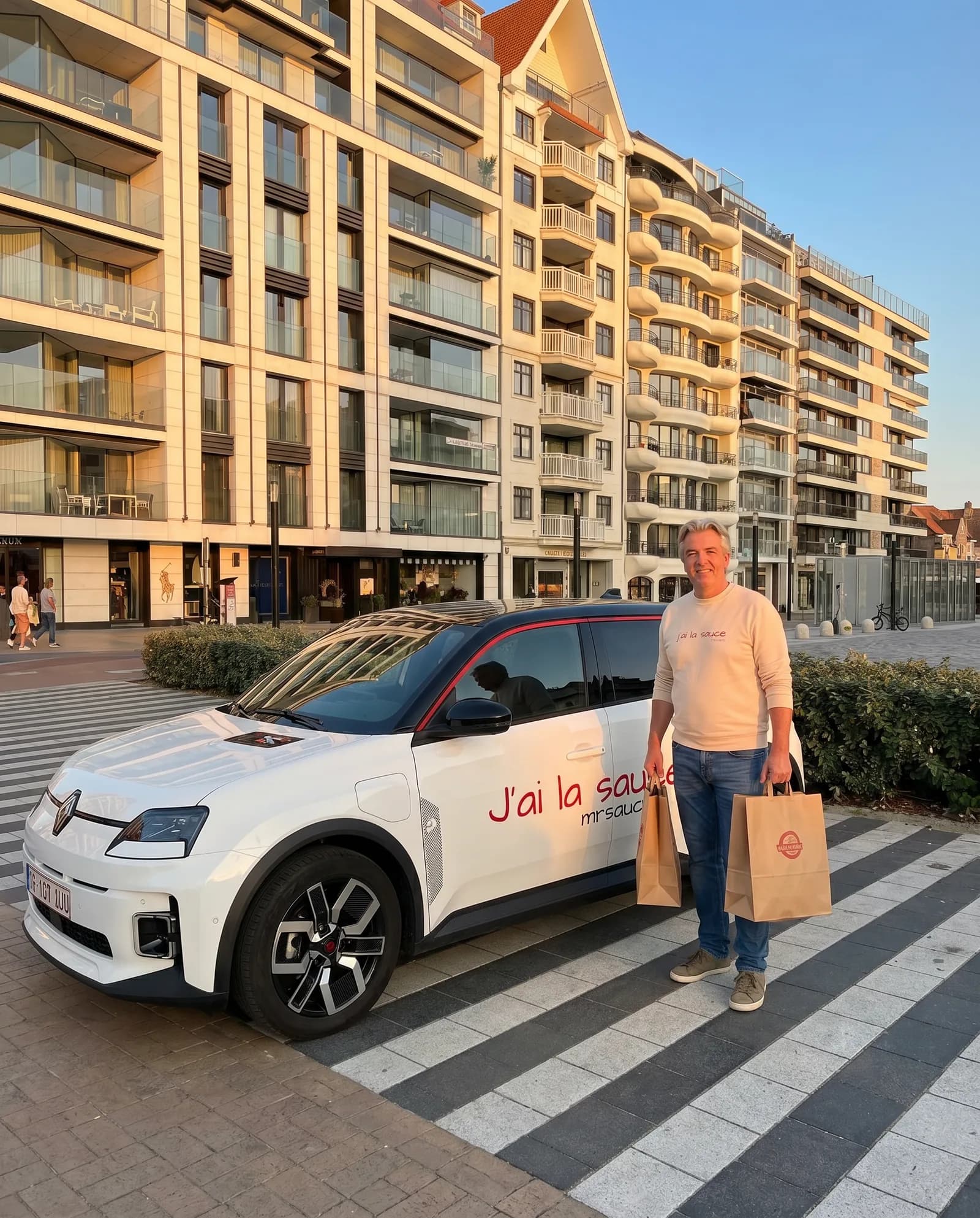 Mr. Saucy lokale levering in Knokke