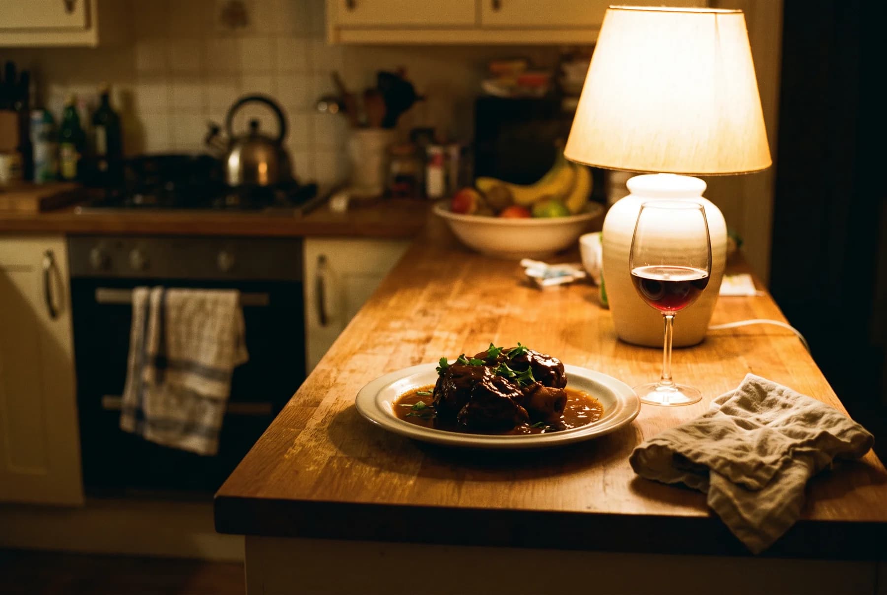 A weeknight plate at home