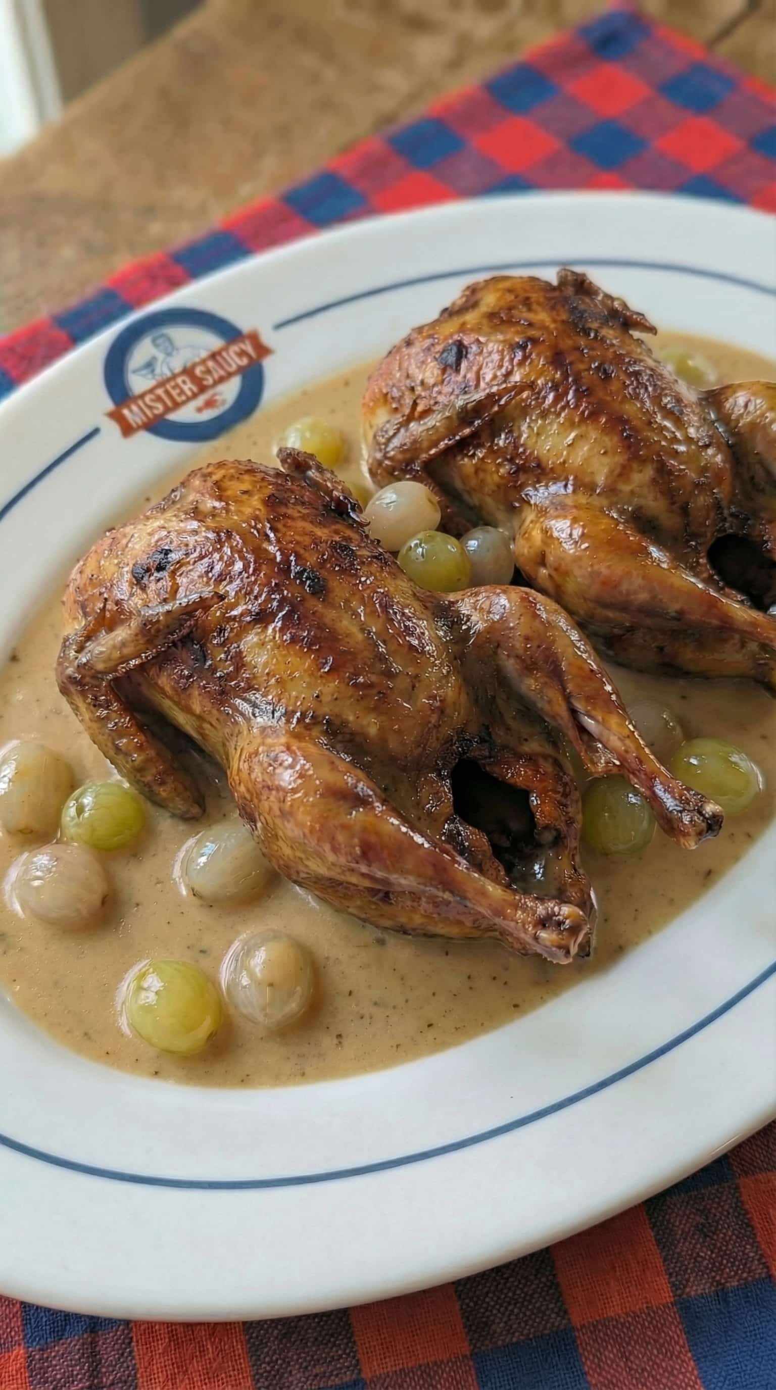 Recipe image: Duif met Druiven à la Mode de Flandres (Klassieke Editie)