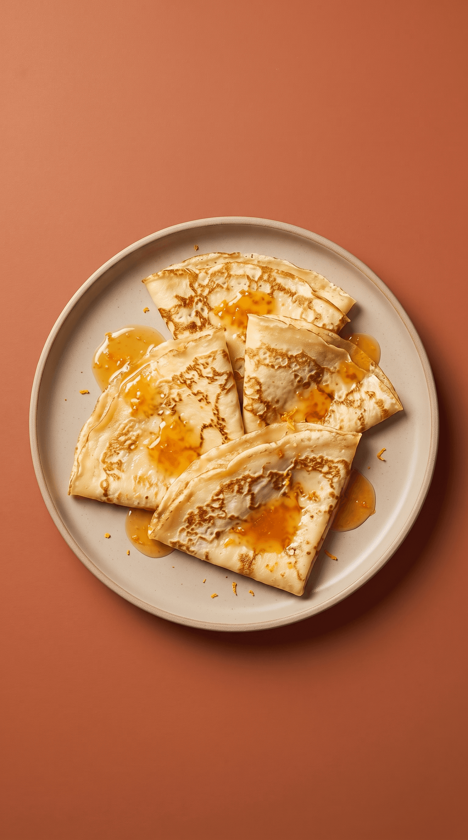 Classic Crêpes Suzette with Mandarin Butter Sauce