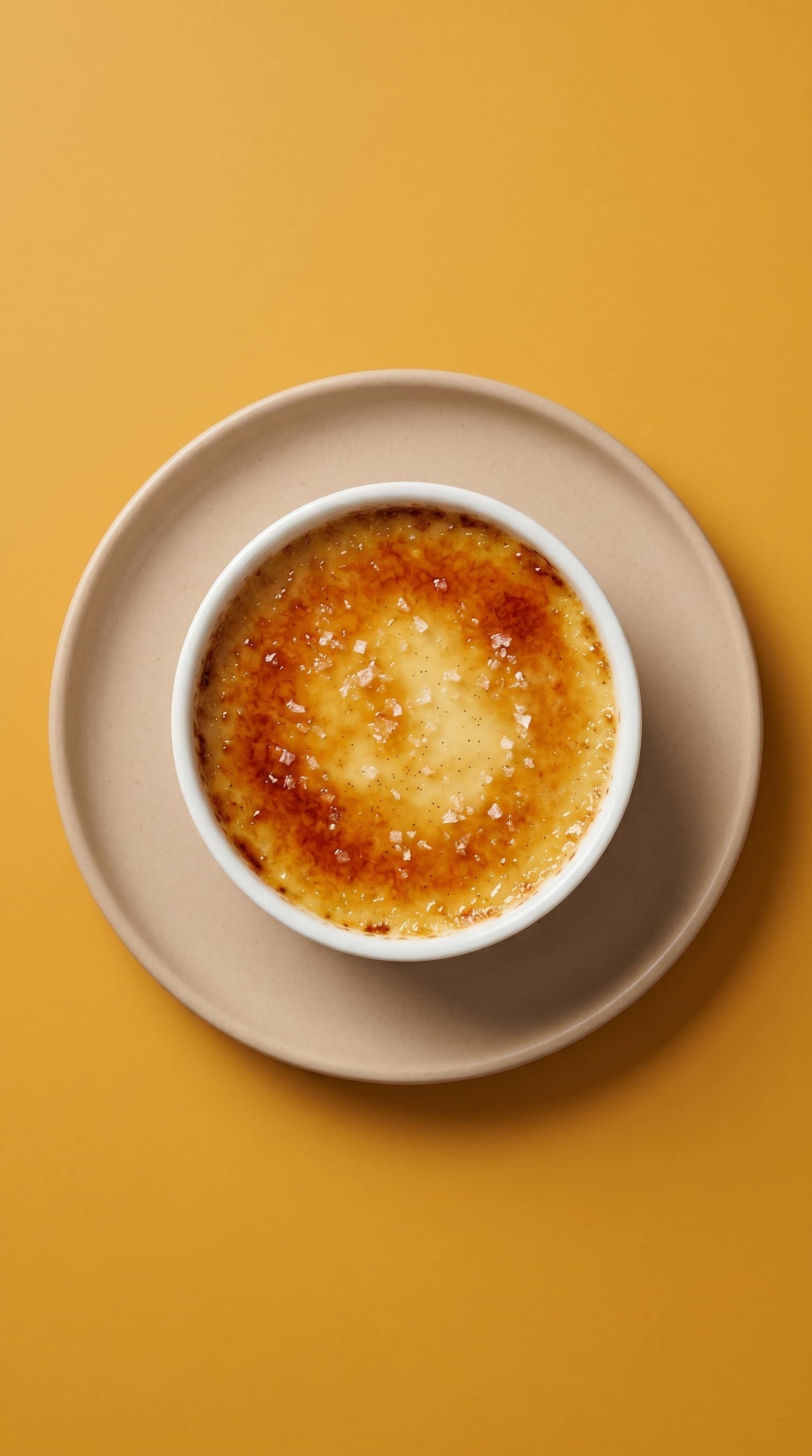 Recipe image: Classic Creme Brulee with Vanilla Bean and Sea Salt