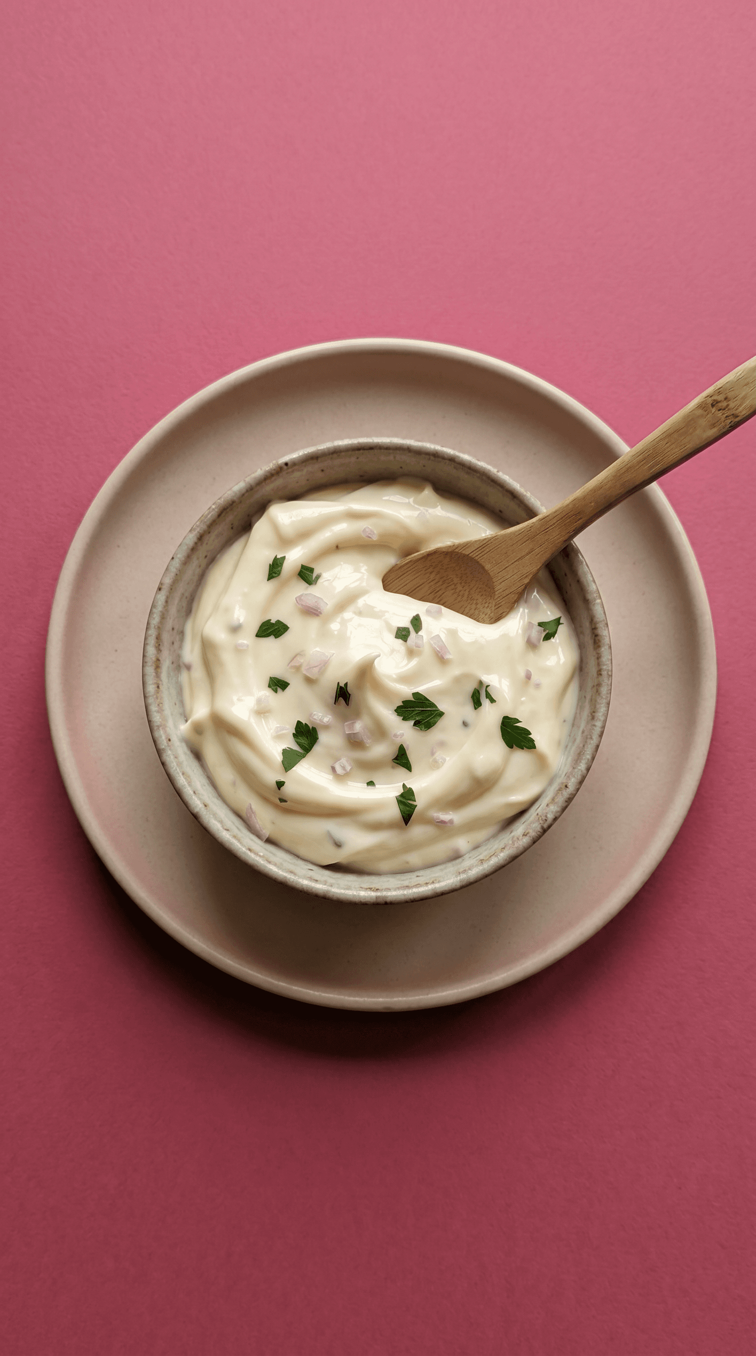 Recipe image: Mayonnaise à l'échalote et au persil fouettée à la main de Grand-Mère