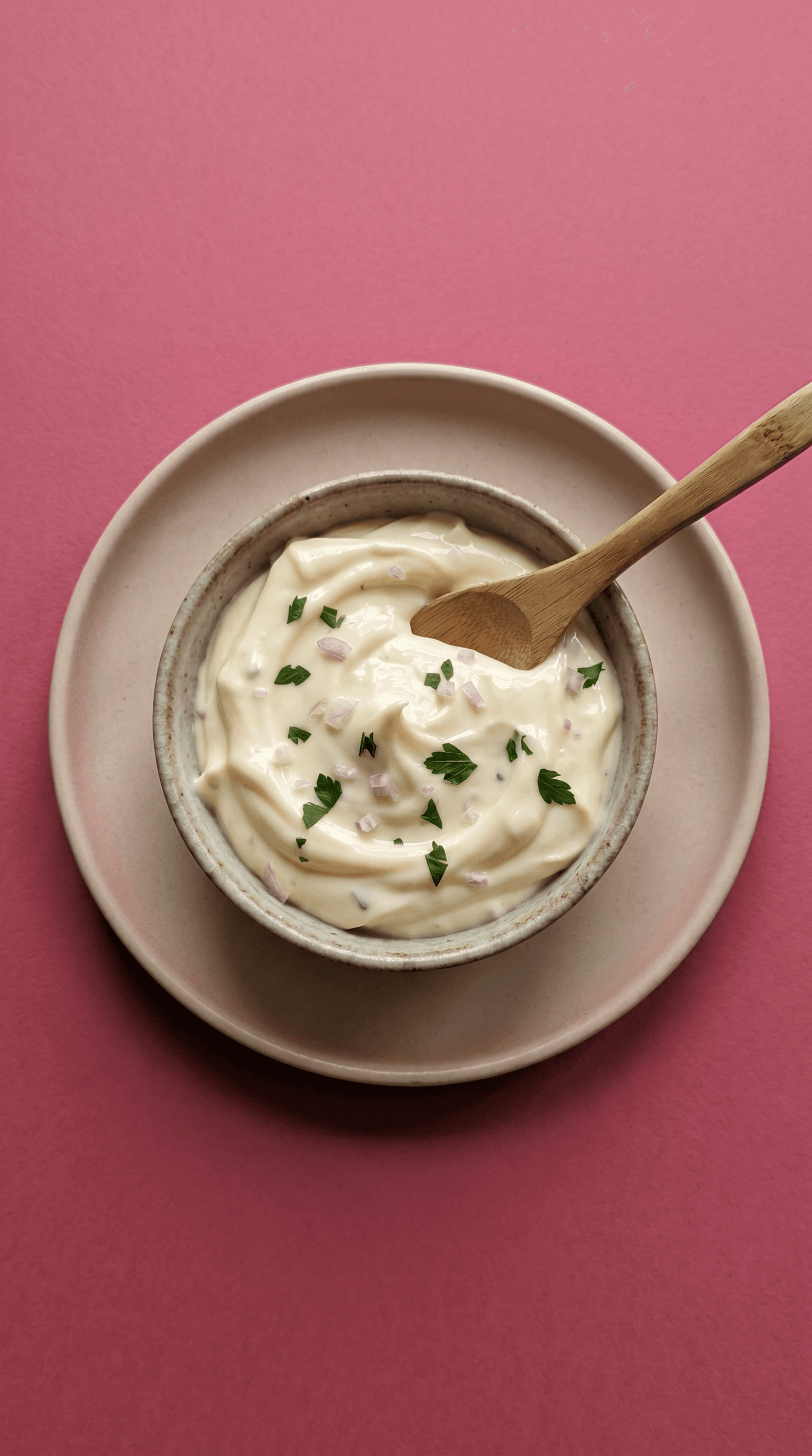 Grandmother's Hand-Whisked Shallot and Parsley Mayonnaise