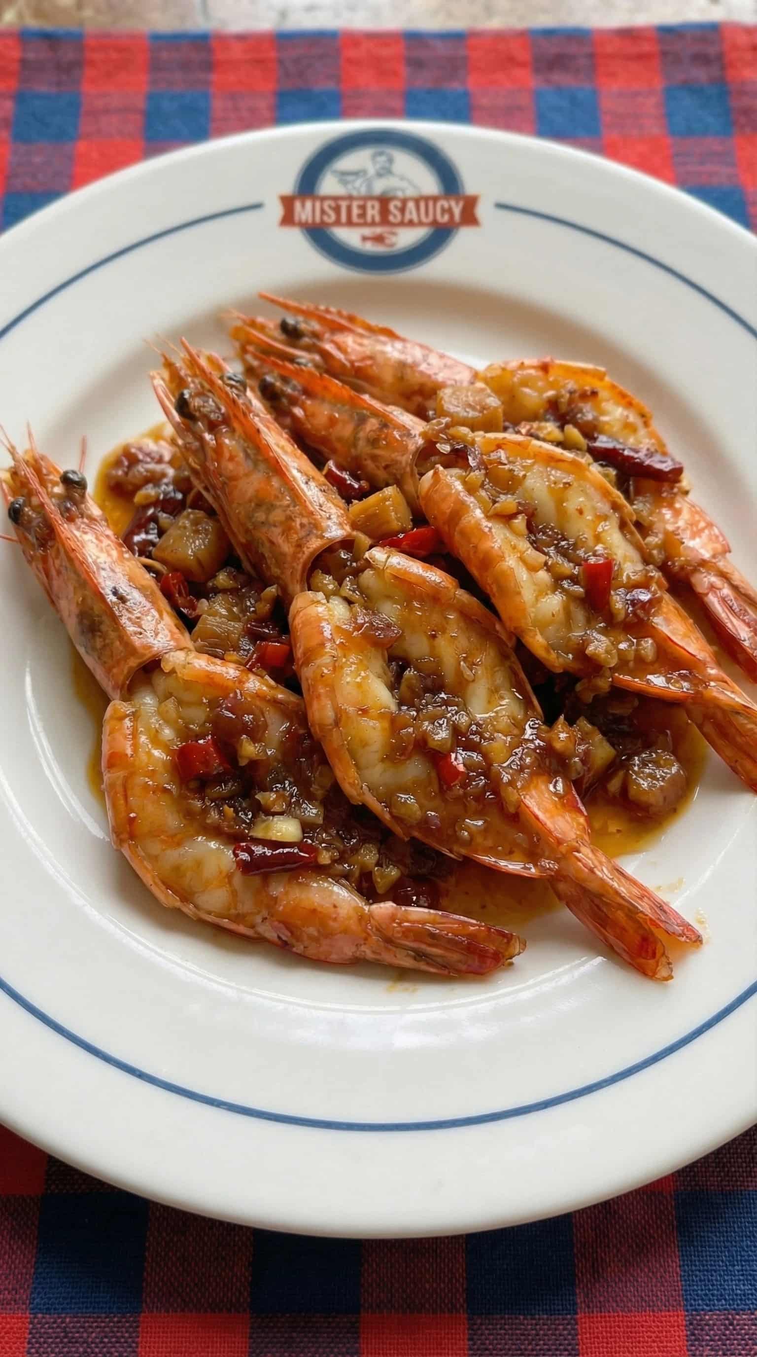 Gambas in XO Sauce