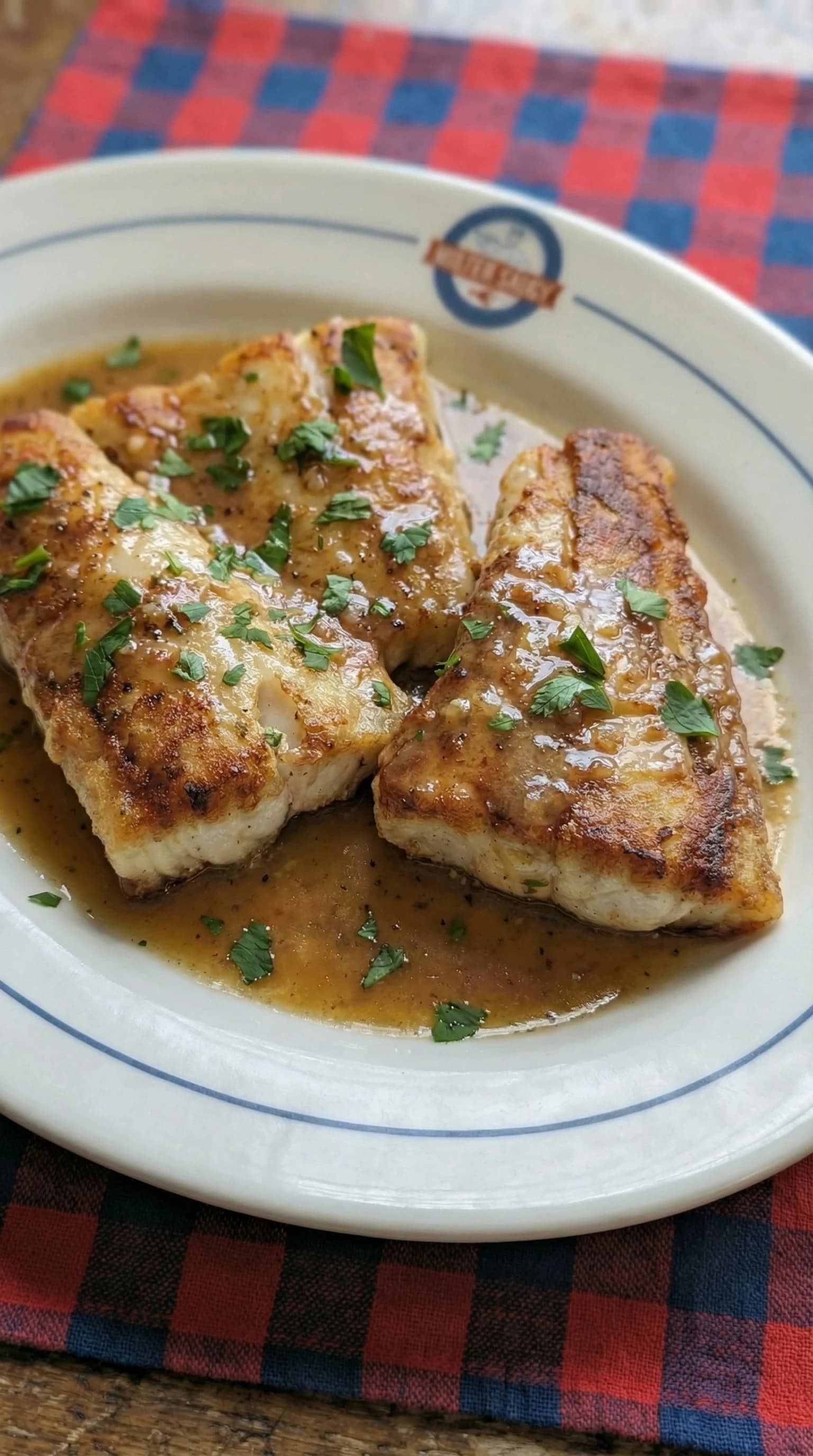 Product image: Loup de Mer au Beurre Noisette Citronné