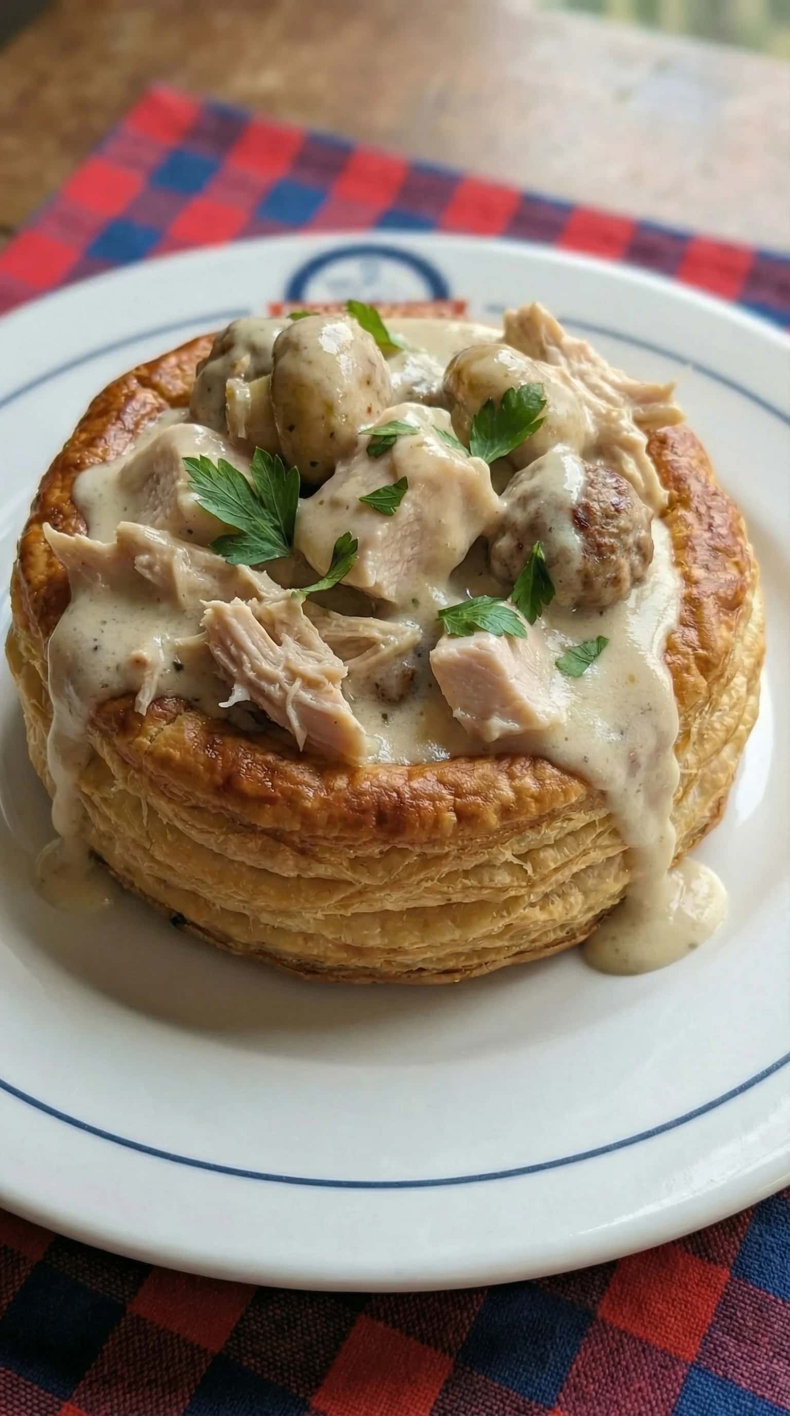 Recipe image: Vol-au-Vent au Poulet (Koninginnenhapje)