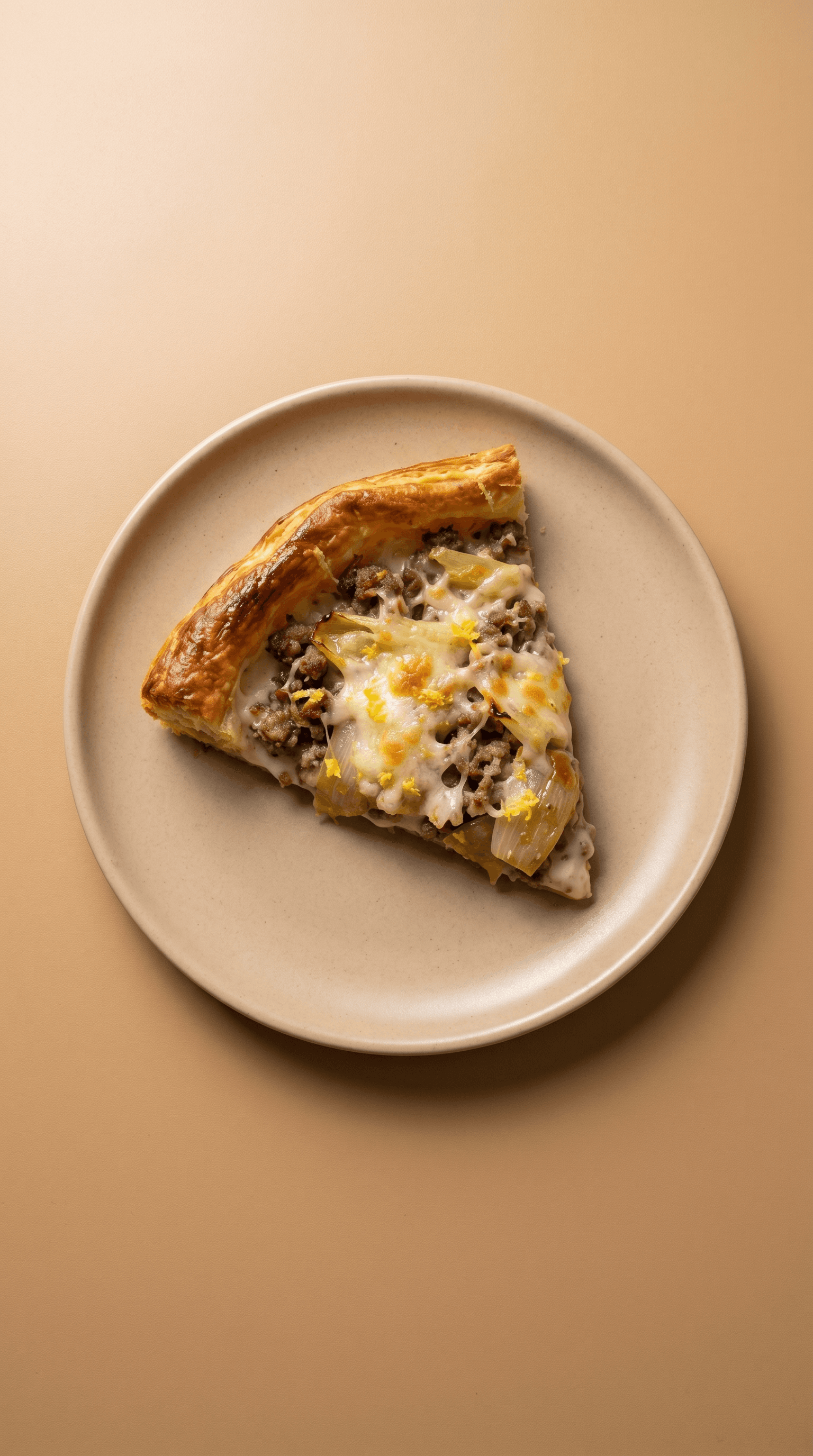 Belgian Endive and Meat Puff Tart
