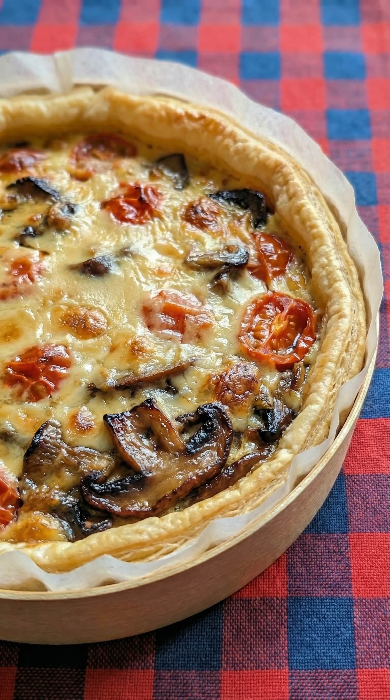 The Ultimate Umami Forestière Quiche