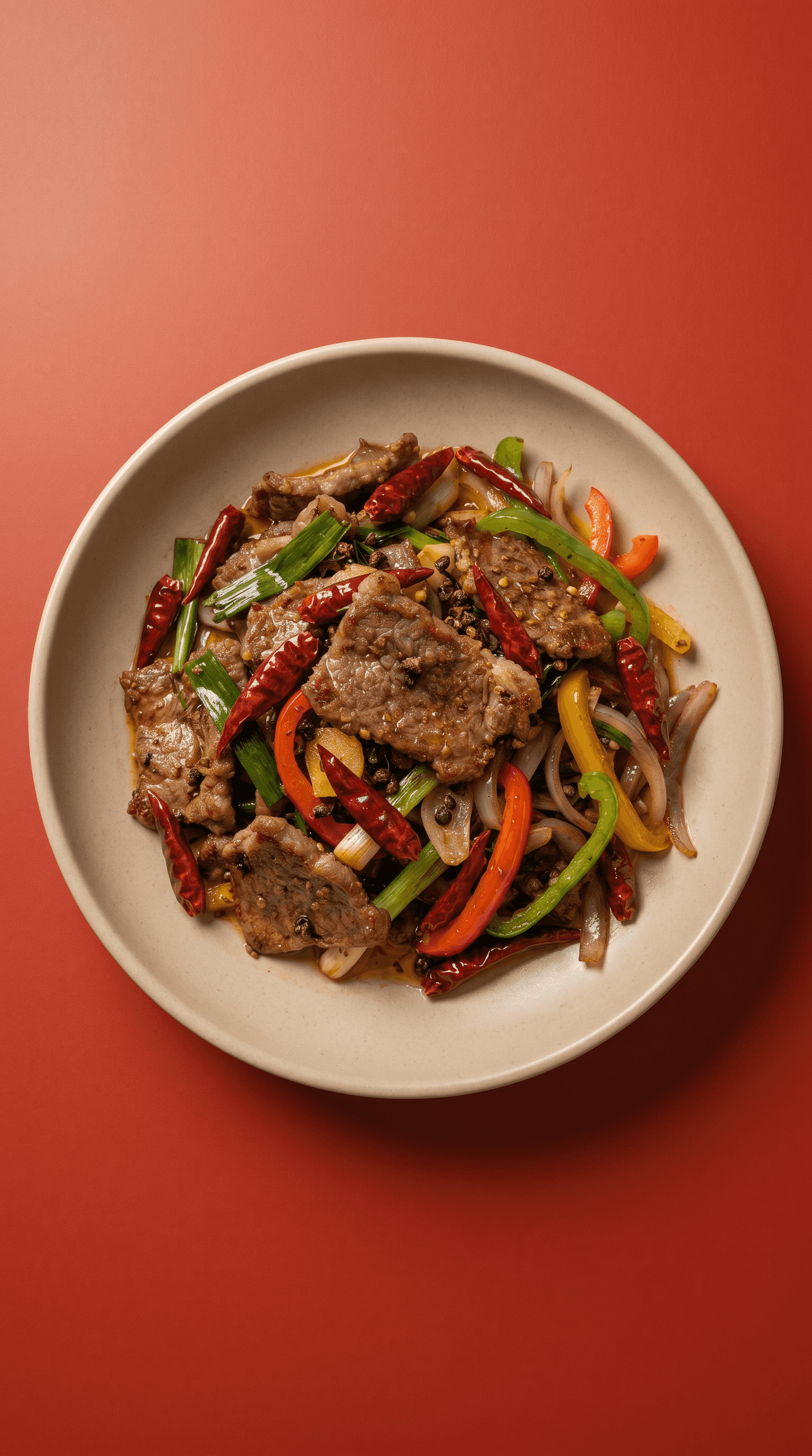 Recipe image: Szechuan Komijnlamsvlees (Ziran Yangrou)
