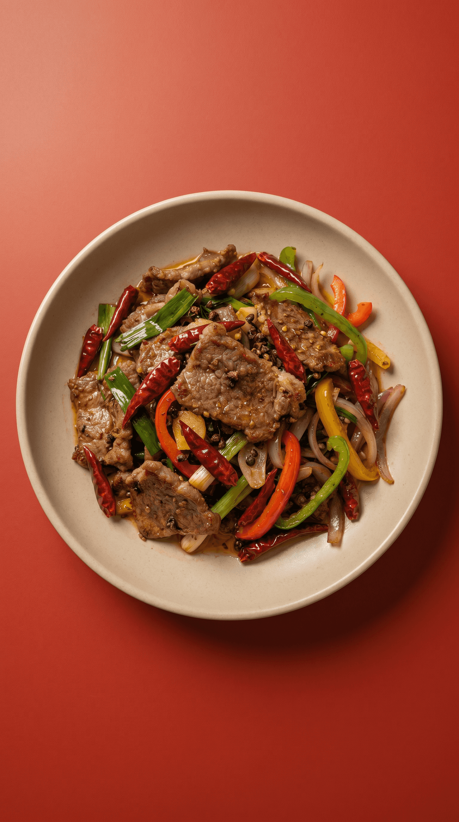 Recipe image: Szechuan Komijnlamsvlees (Ziran Yangrou)