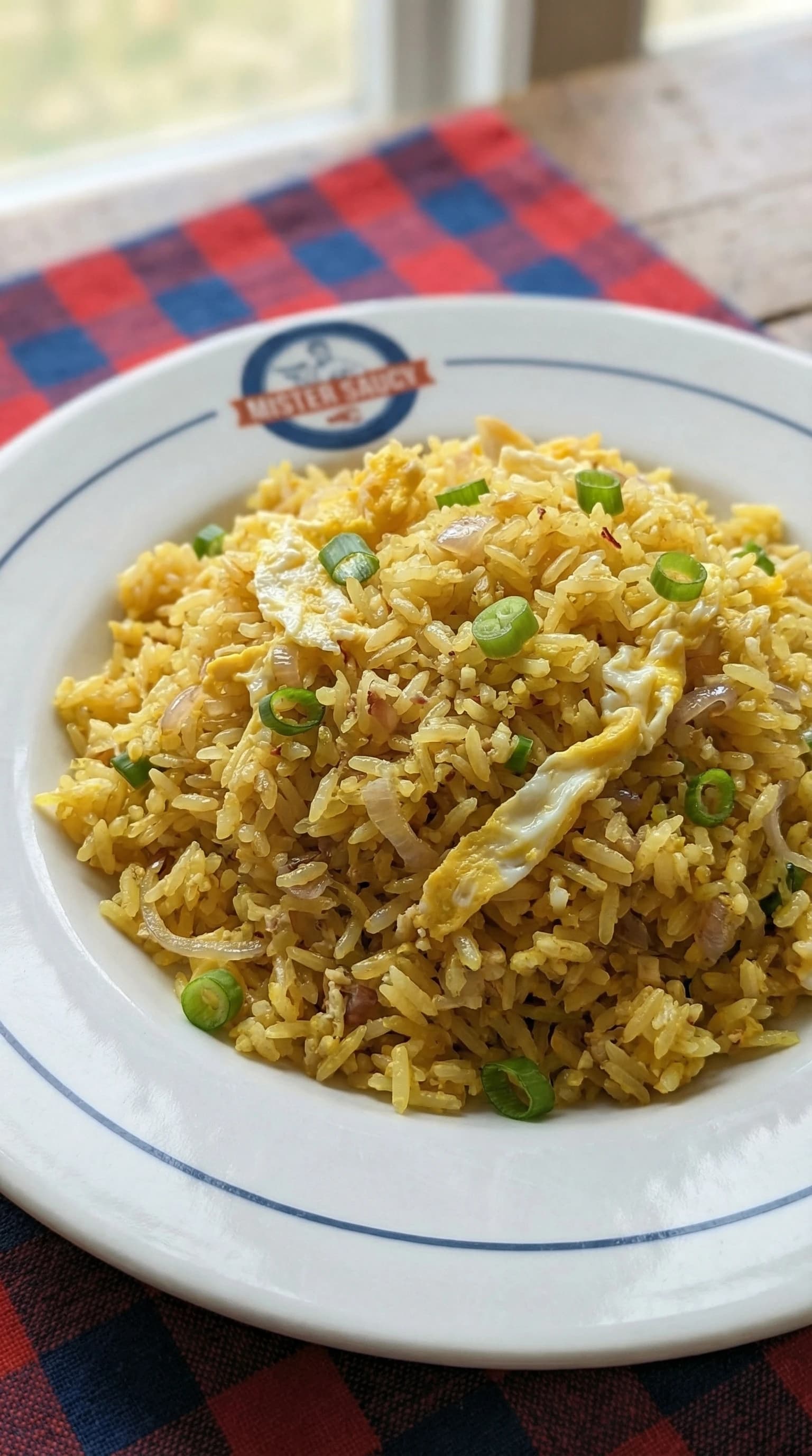 Golden Saffron and Ginger Aromatic Fried Rice