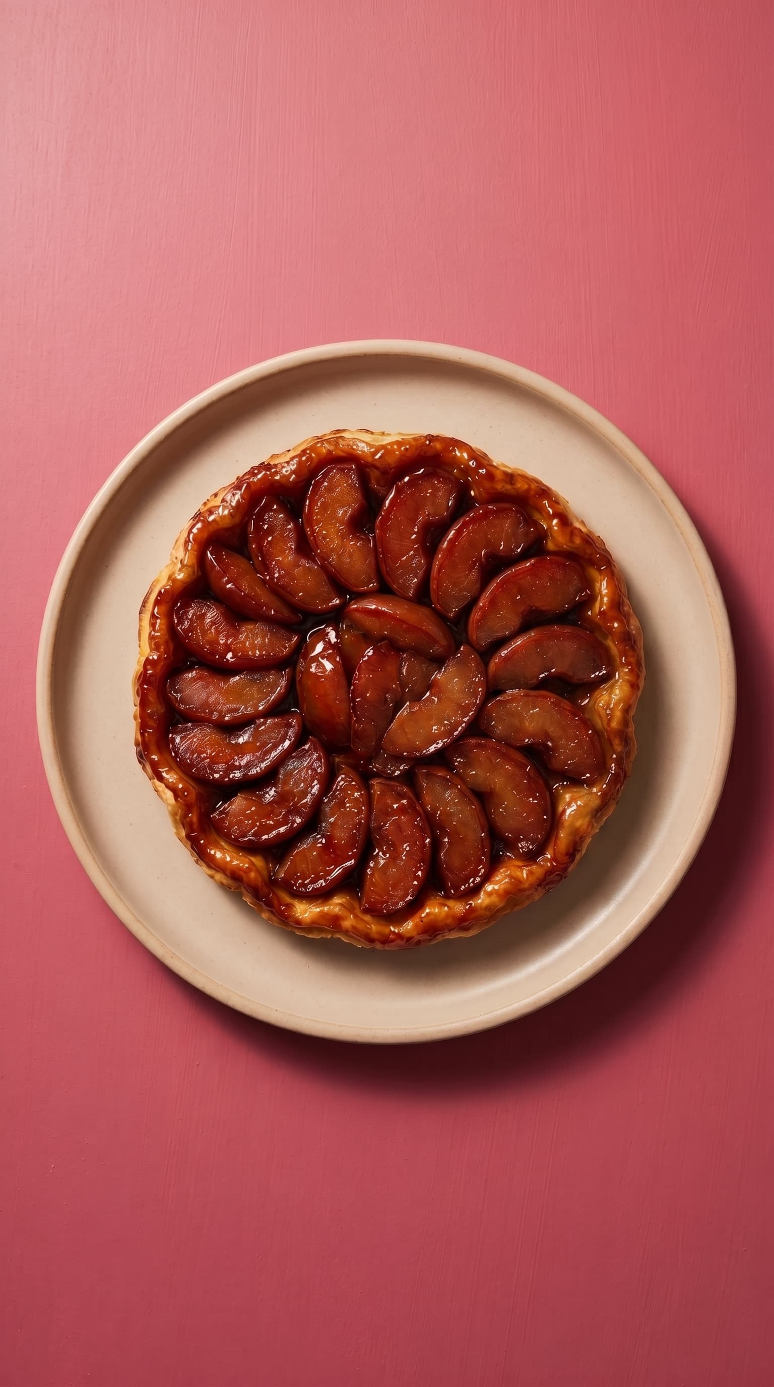 Classic Upside Down Apple Tart with Deep Caramel