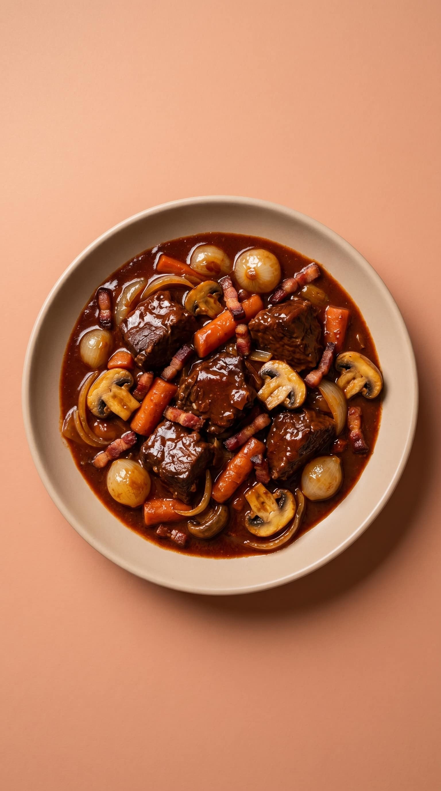 Recipe image: Boeuf bourguignon met gochujang en rijke umami-saus