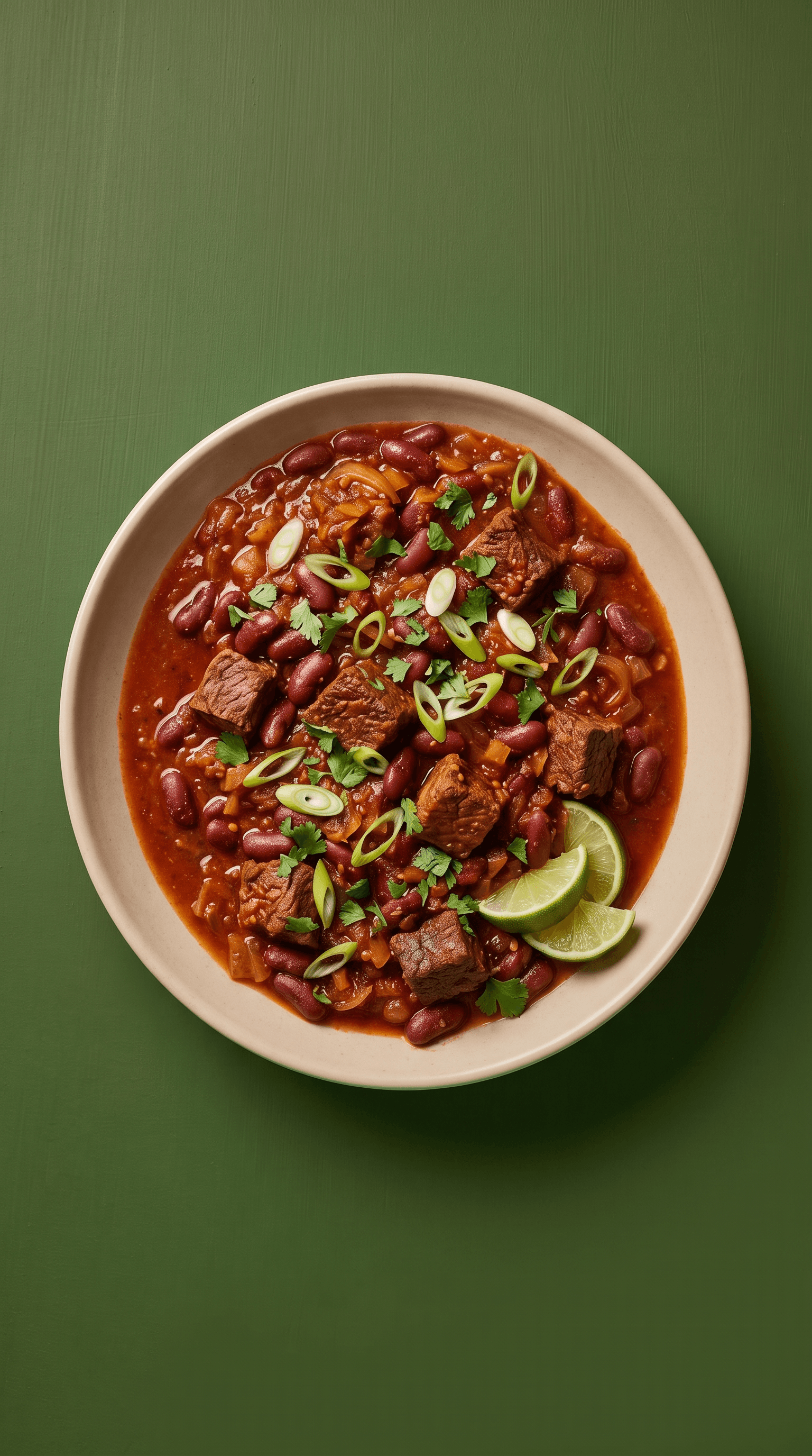 Chef's Chili Con Carne with Gochujang, Harissa and Sambal