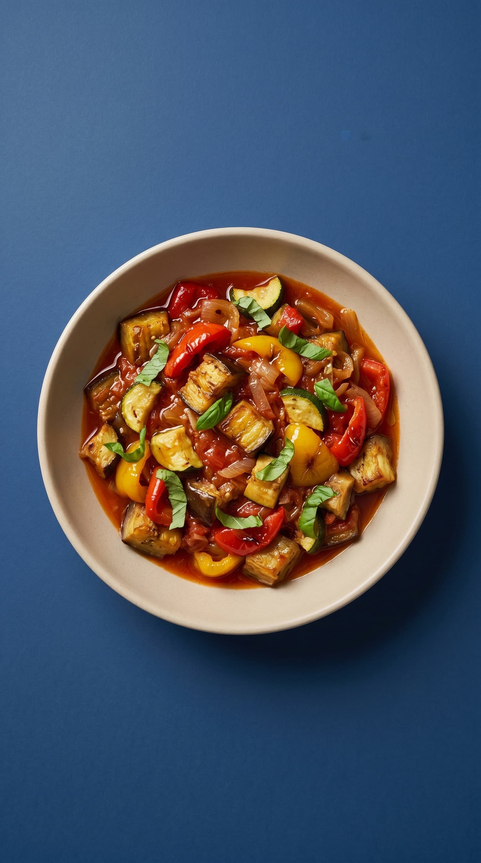 Classic Provençal Ratatouille with Fresh Vegetables