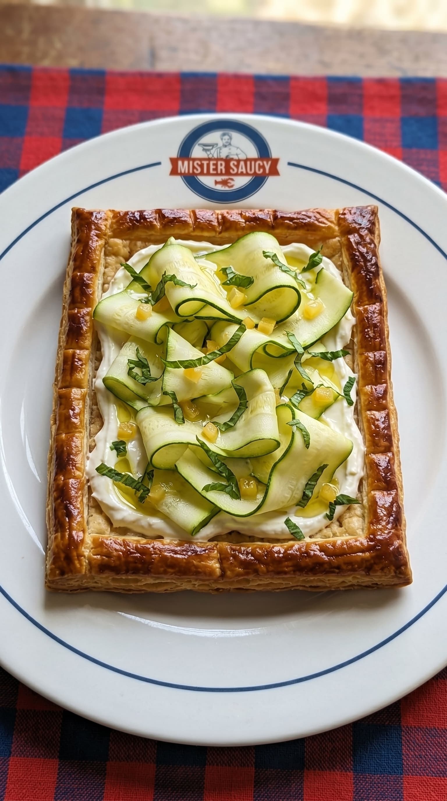 Product image: Tarte Courgette Citron Confit Menthe