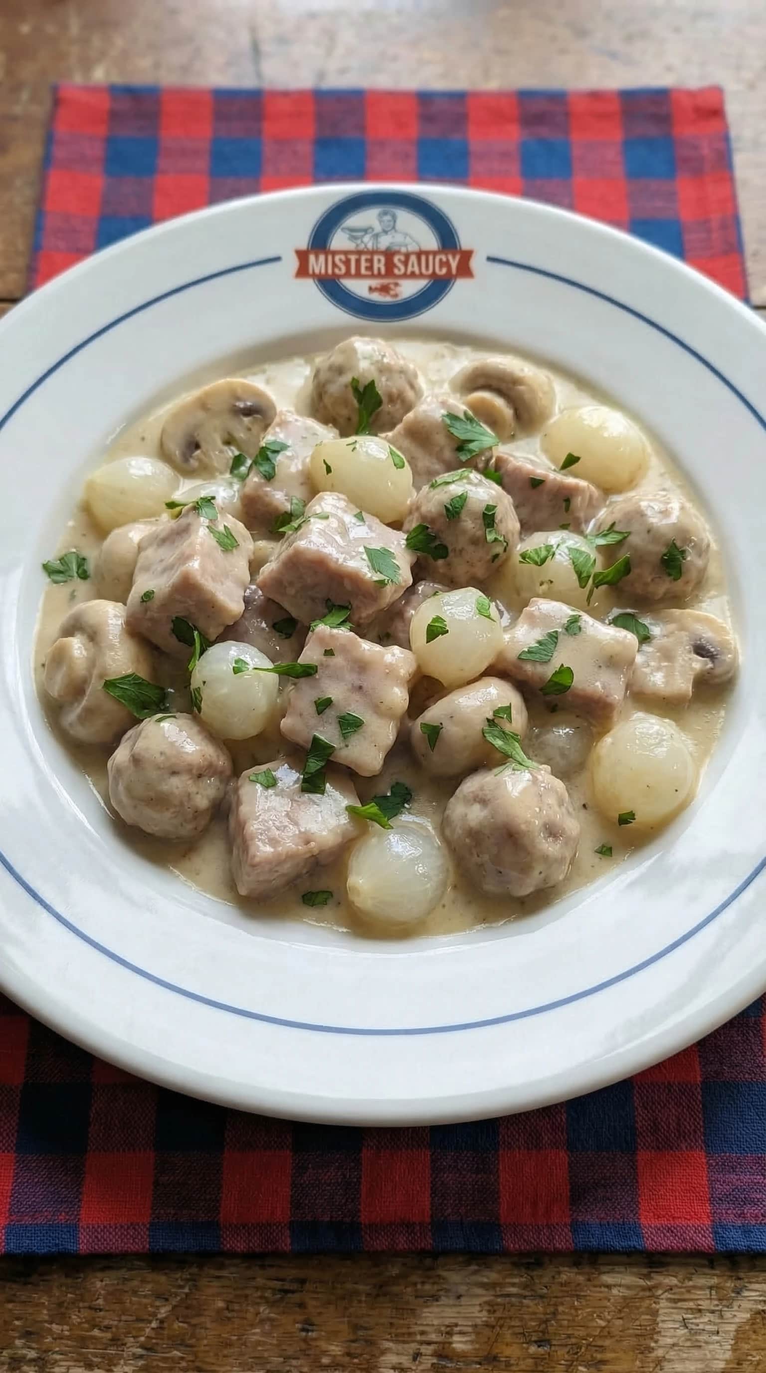 Royal Belgian Veal Stew (Blanquette de Veau Royale)
