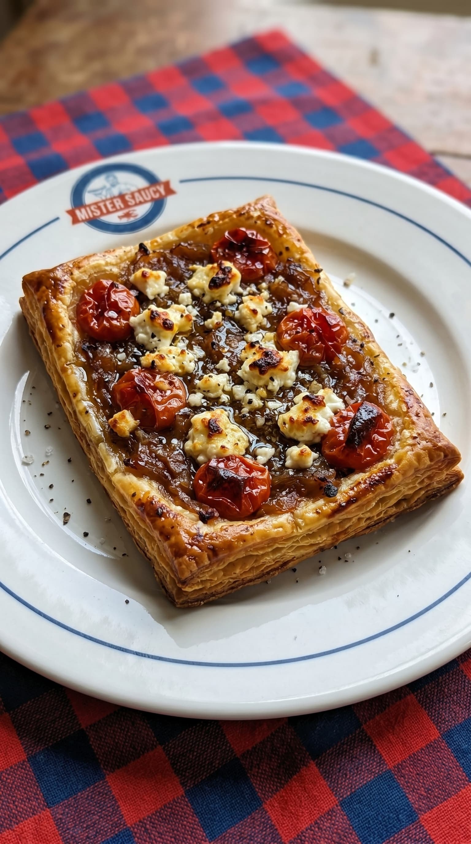 Product image: Pissaladière aux tomates et fromage de chèvre