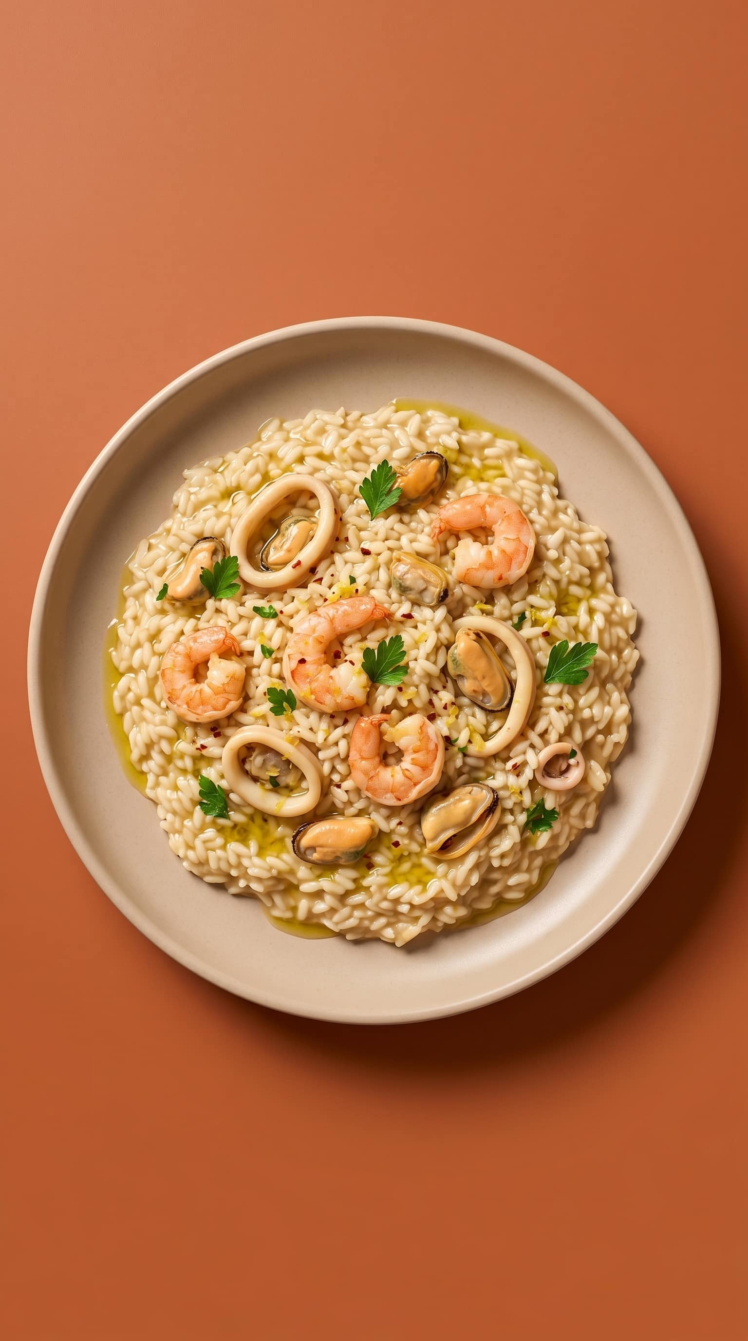 Recipe image: Risotto aux fruits de mer façon italienne