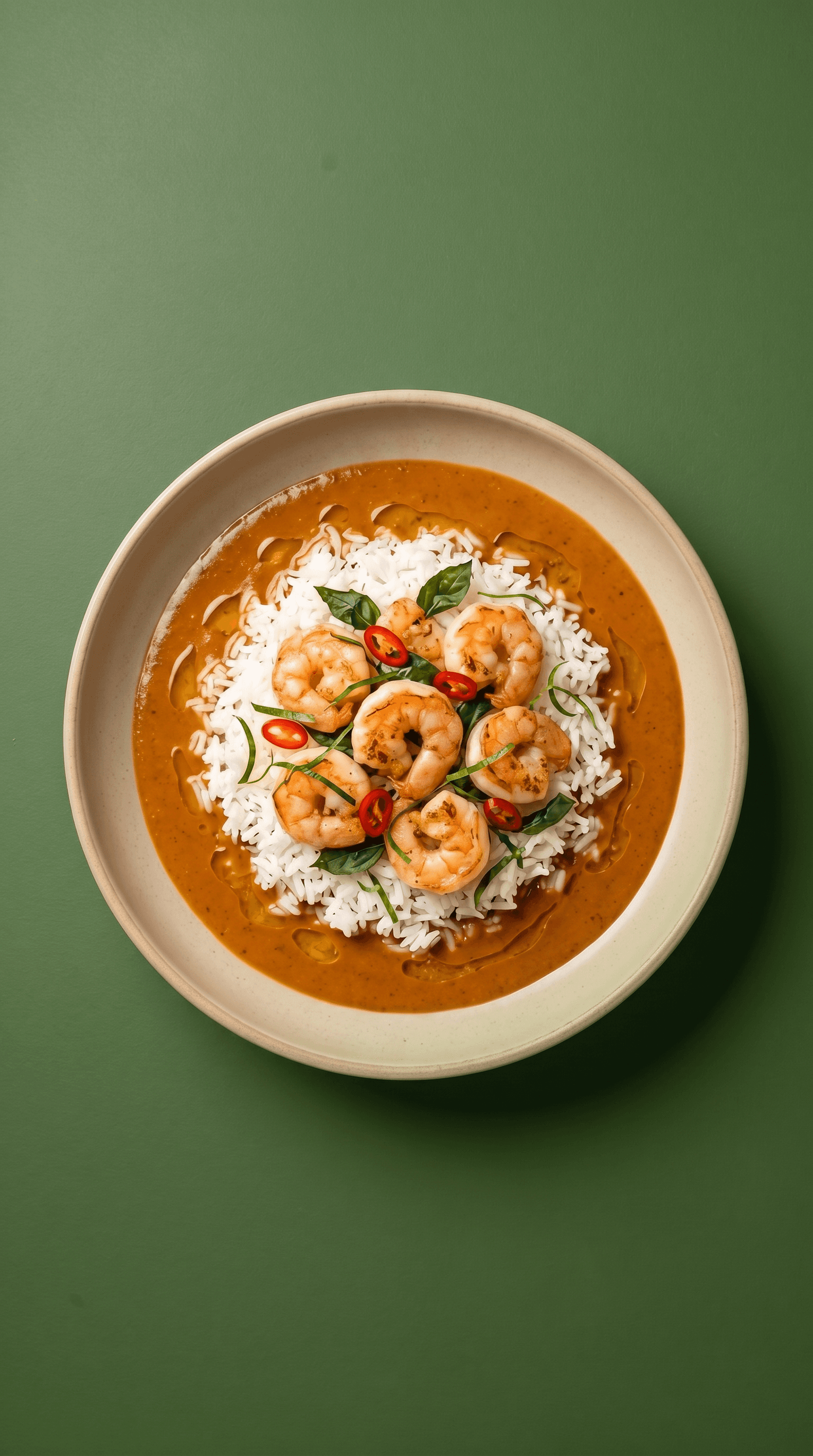Recipe image: Belgische scampi met Thaise kokos-currysaus