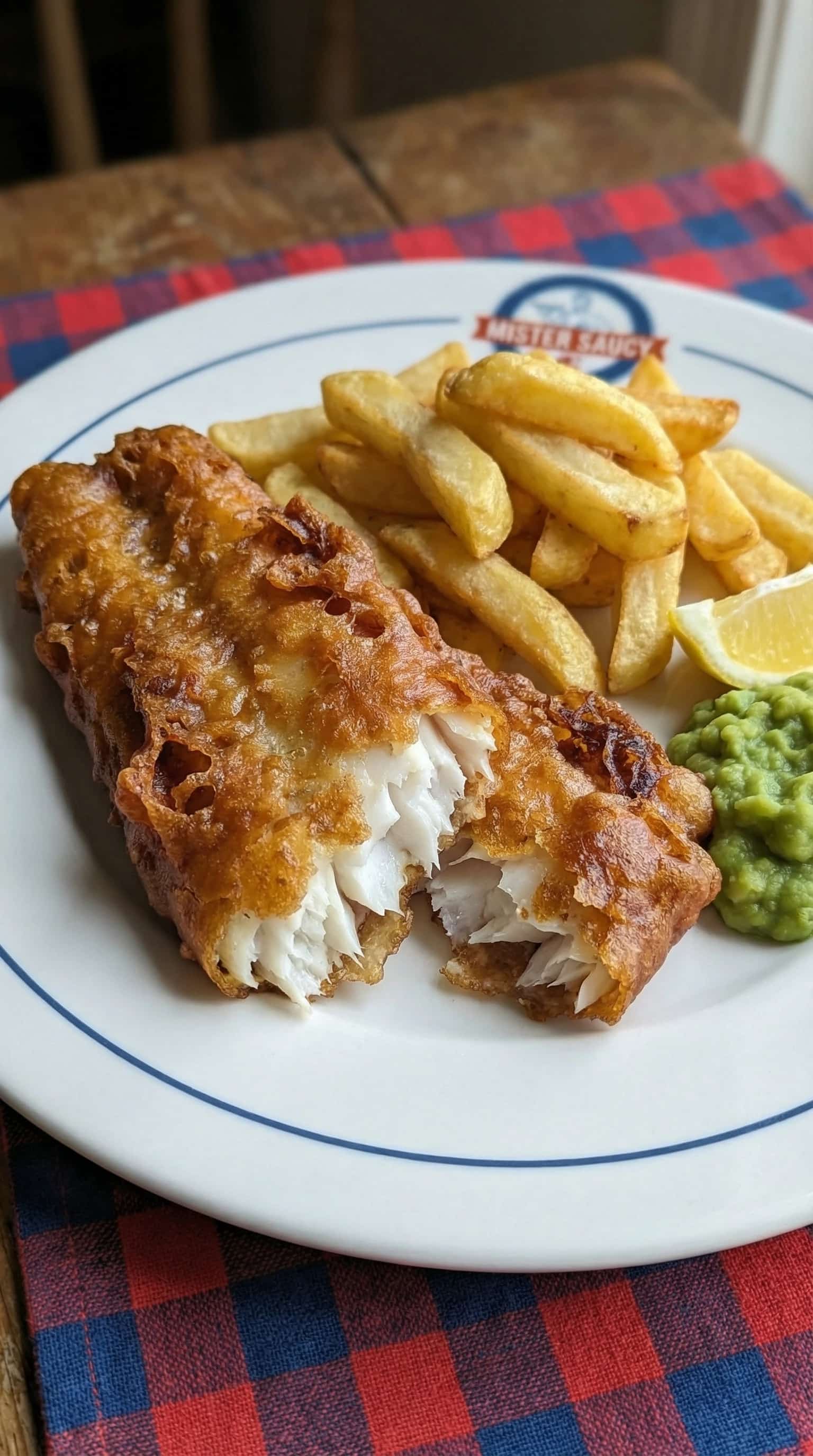 Recipe image: Poisson et frites croustillants