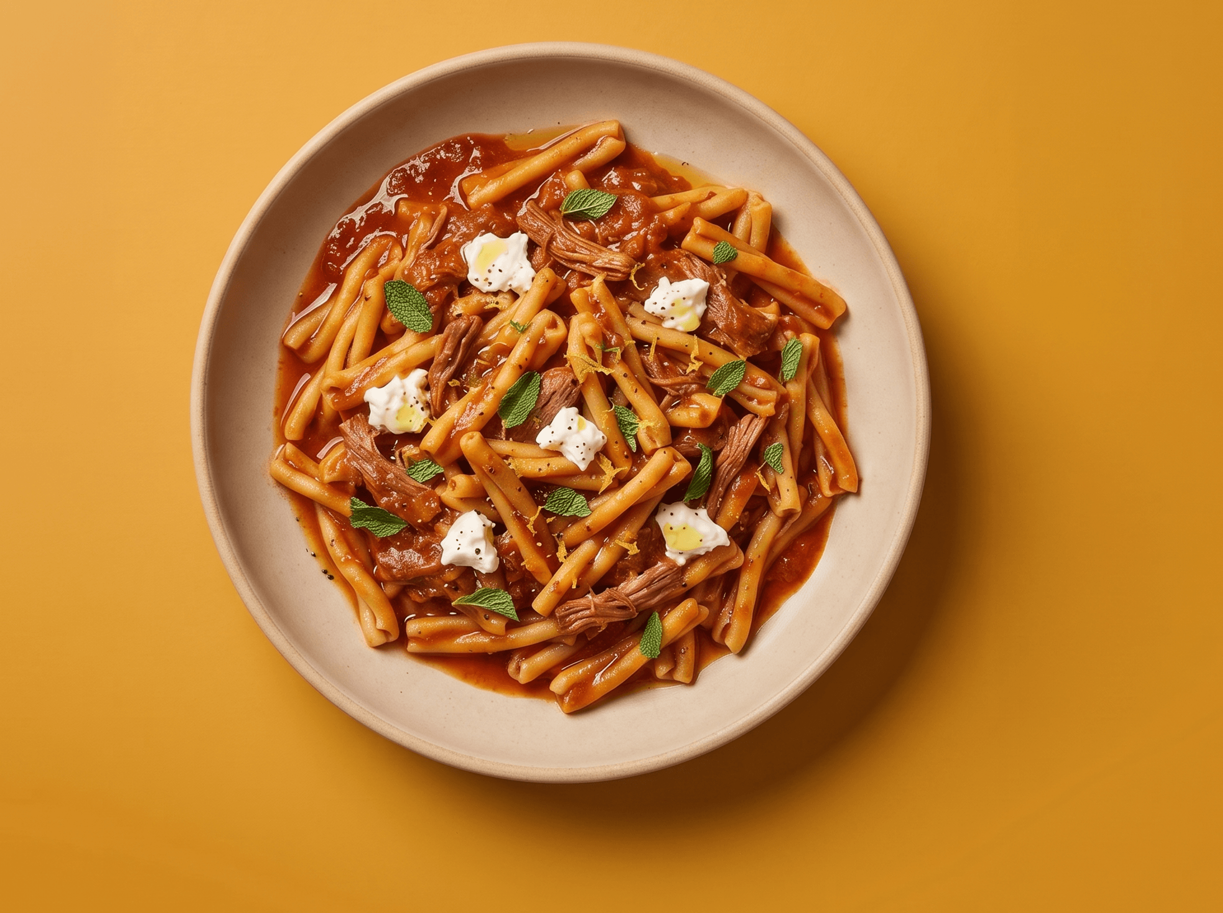 Lamb Ragù Pasta by Mr. Saucy, delivered chilled at home