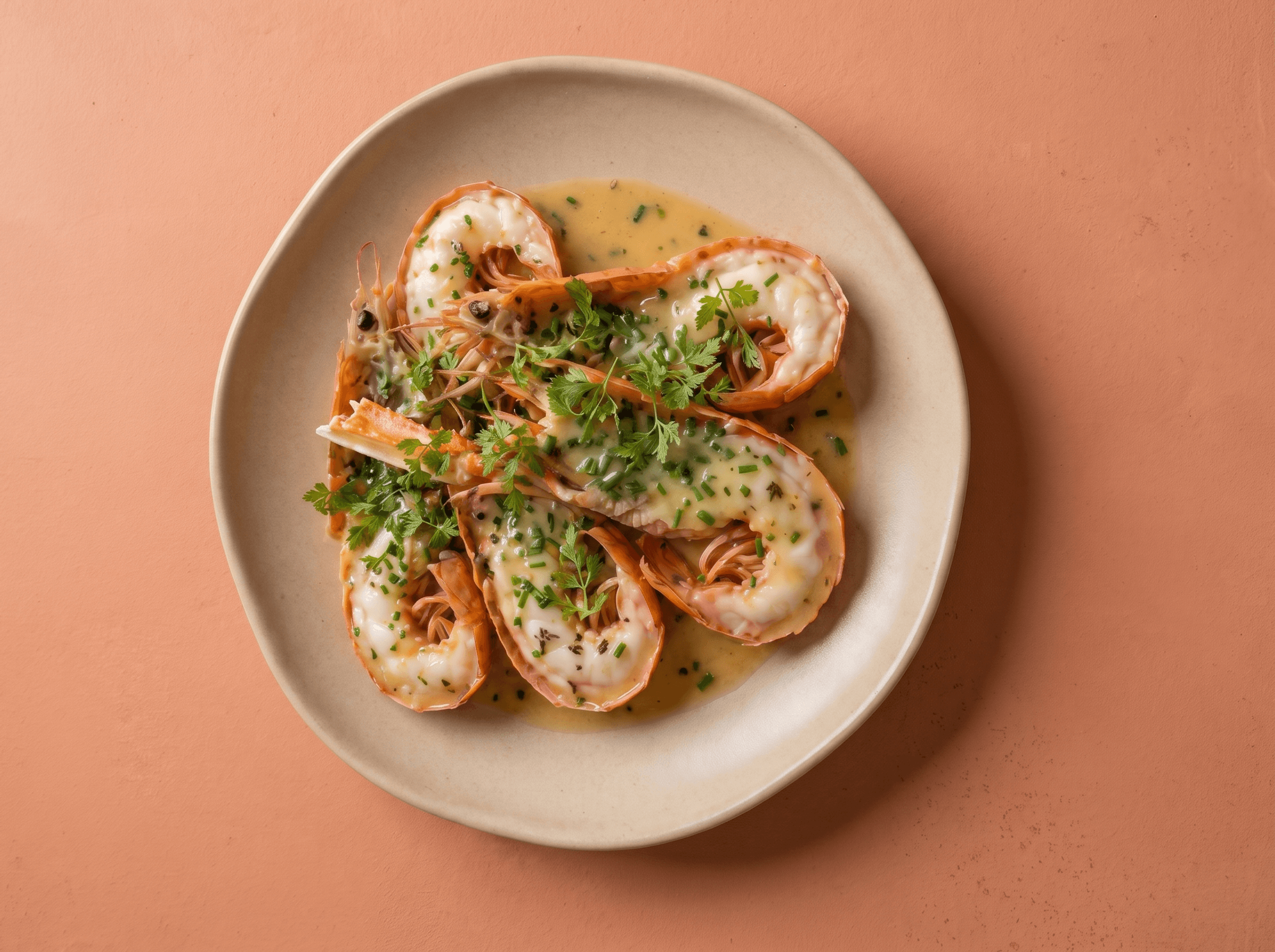 Langoustines with Sakébutter by Mr. Saucy, delivered chilled at home
