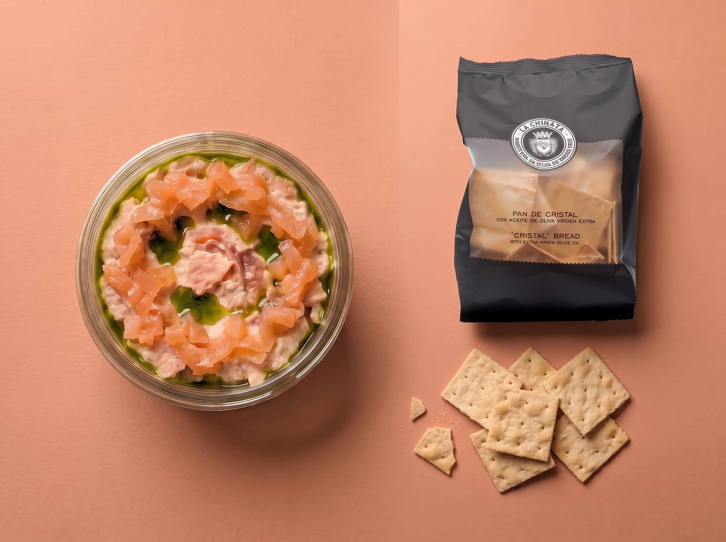 Salmon Rillette, White Miso & Yuzu van Mr. Saucy