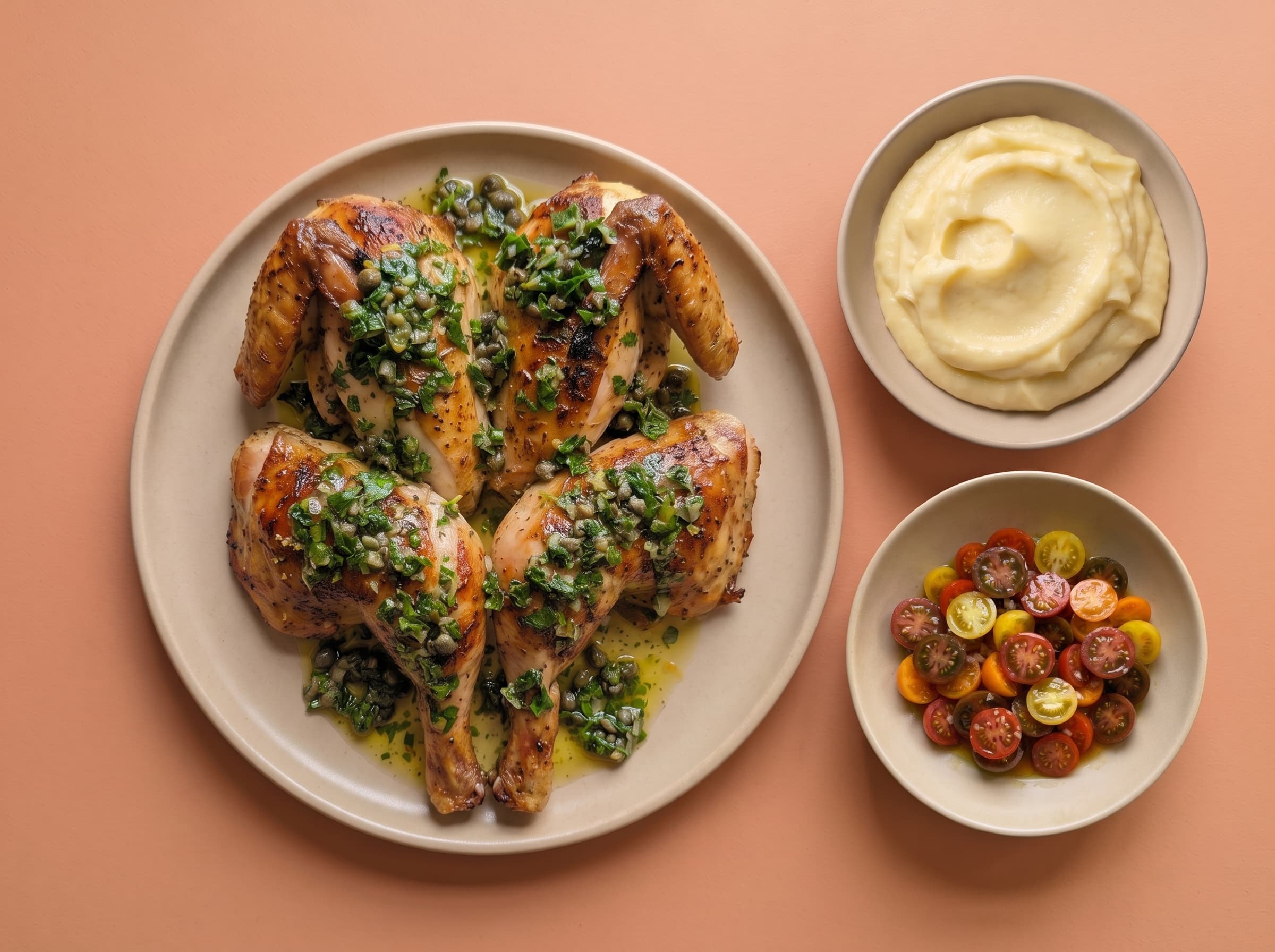 Roast Chicken by Mr. Saucy, delivered chilled at home