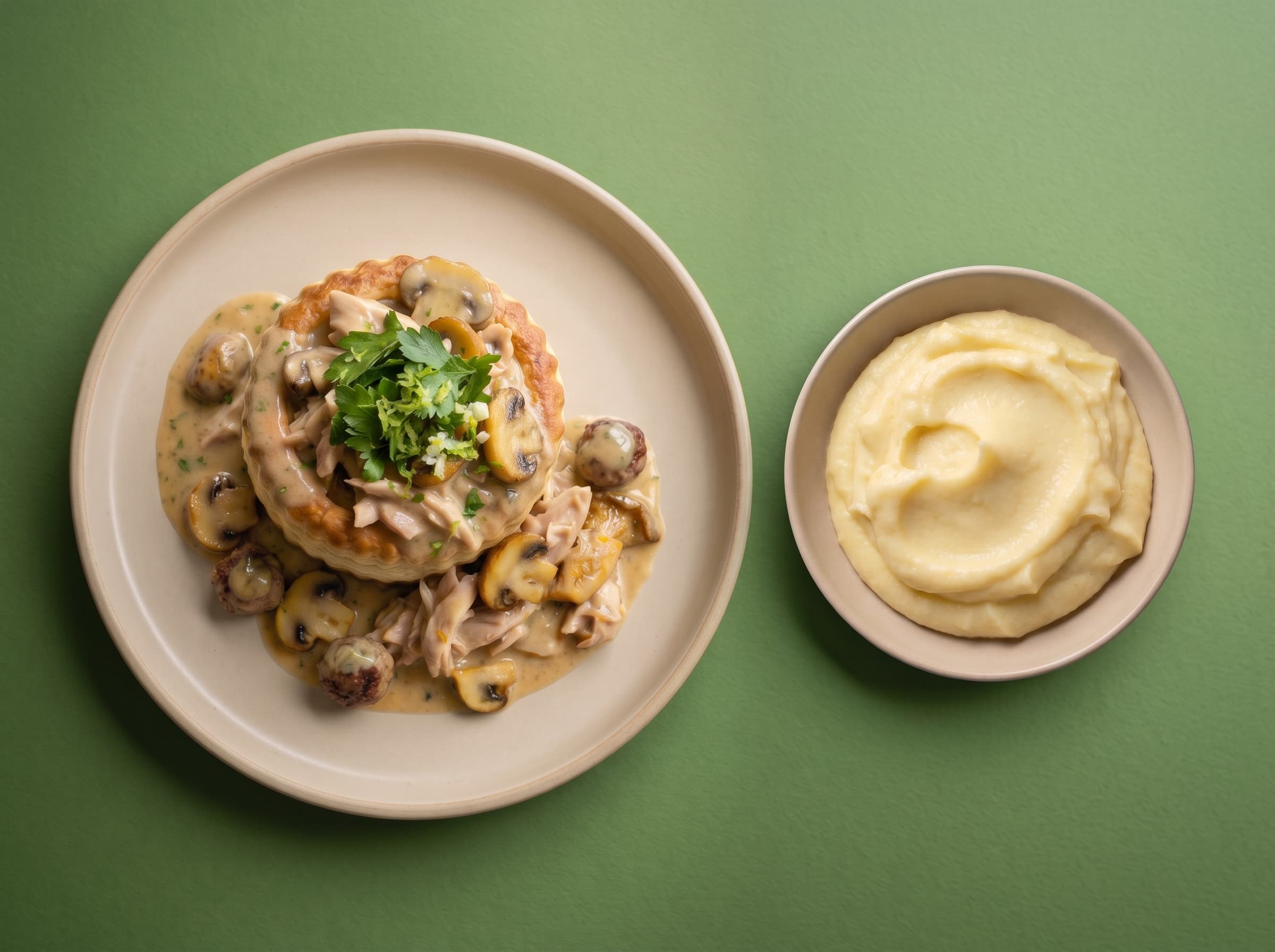 Vol-au-Vent East meets West by Mr. Saucy, delivered chilled at home