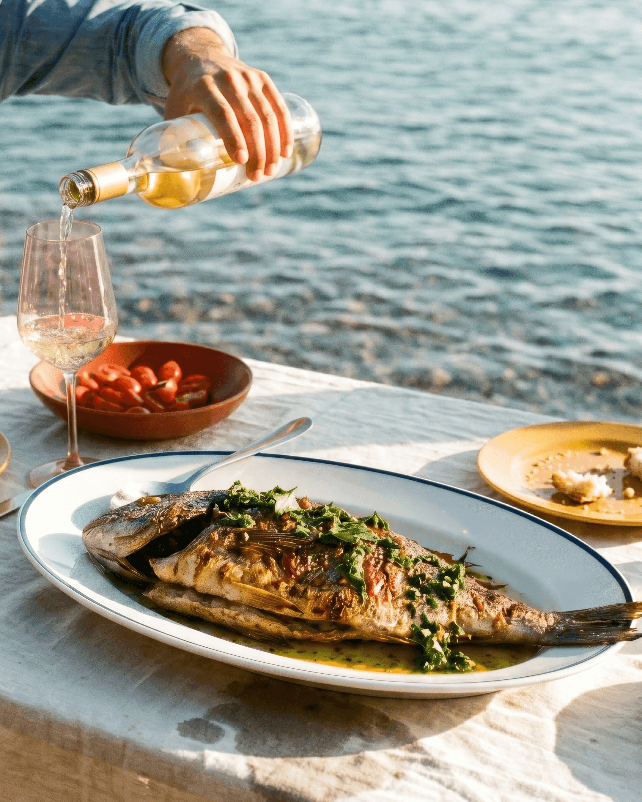 Ramatuelle plage dinner