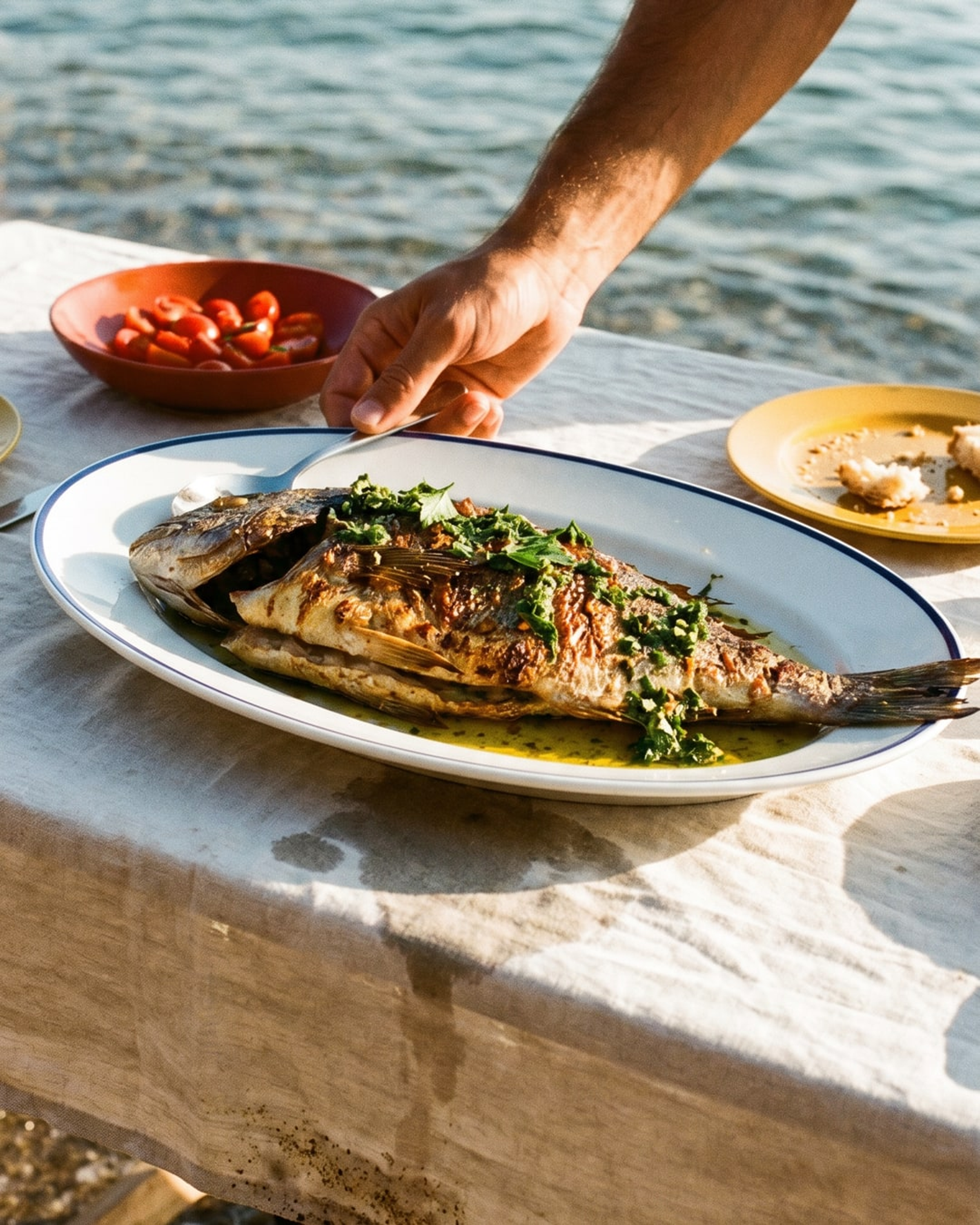Ramatuelle plage dinner
