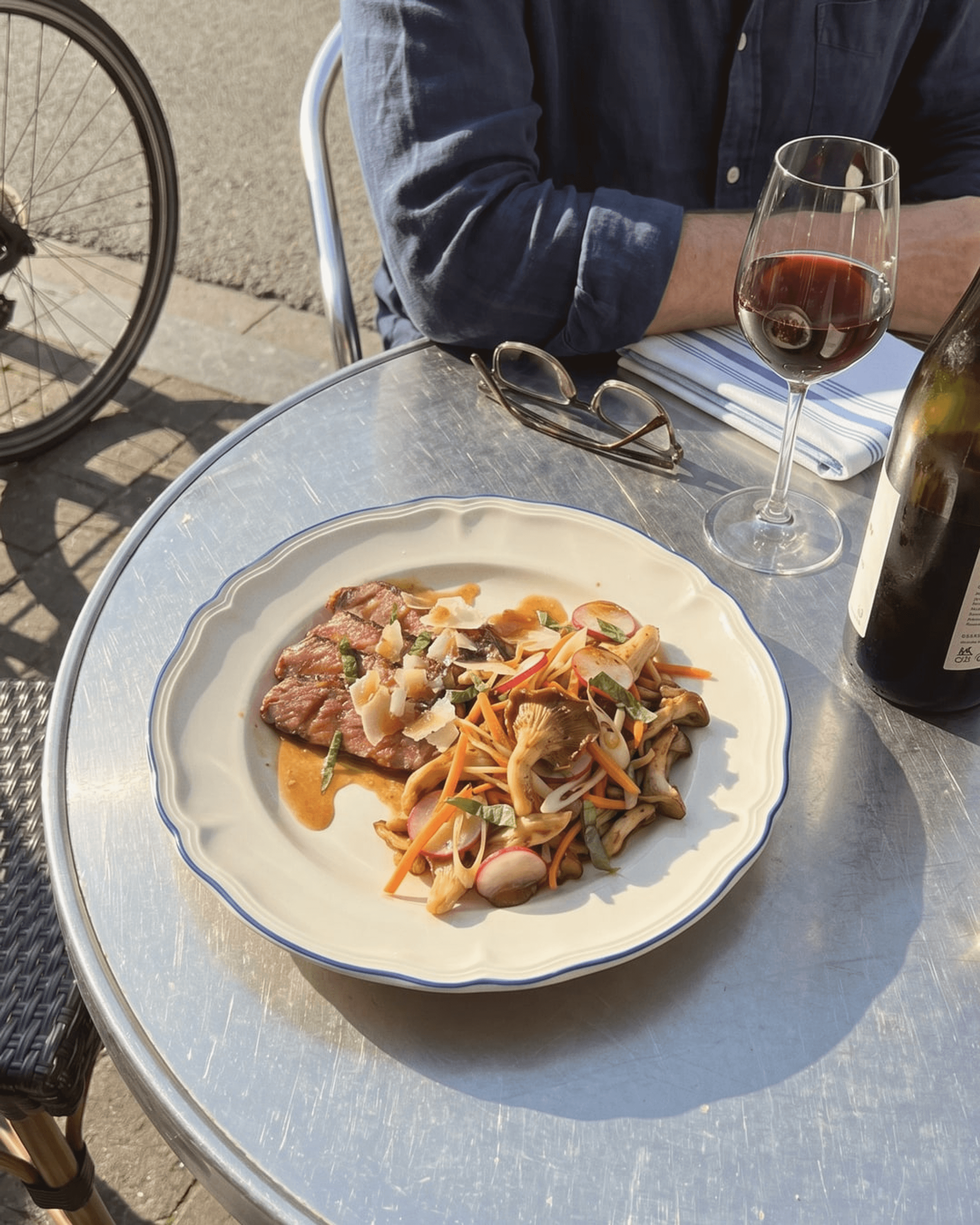 Beef Tagliata where Korea meets Italy