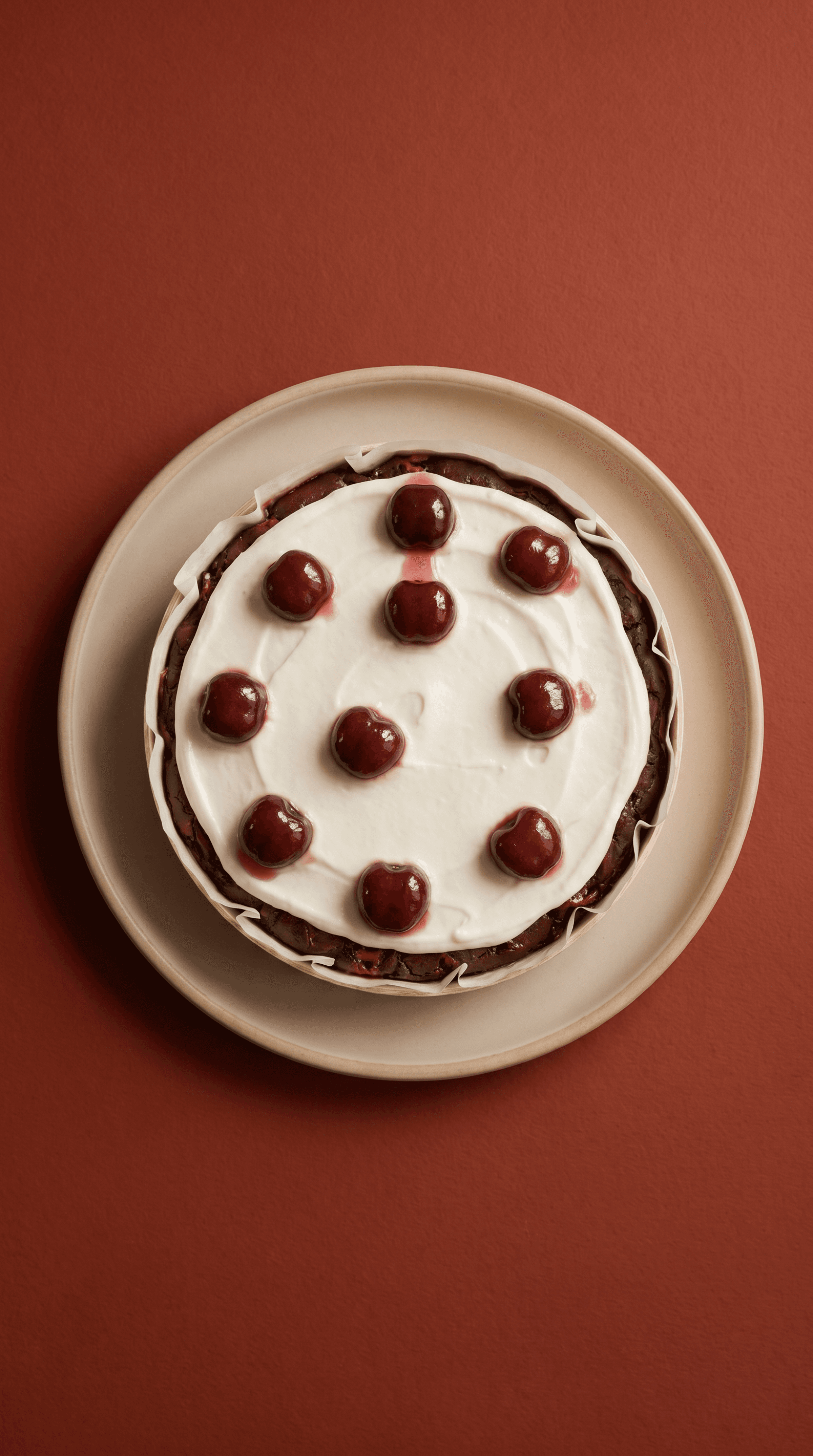 Brownie Cake met Kersen