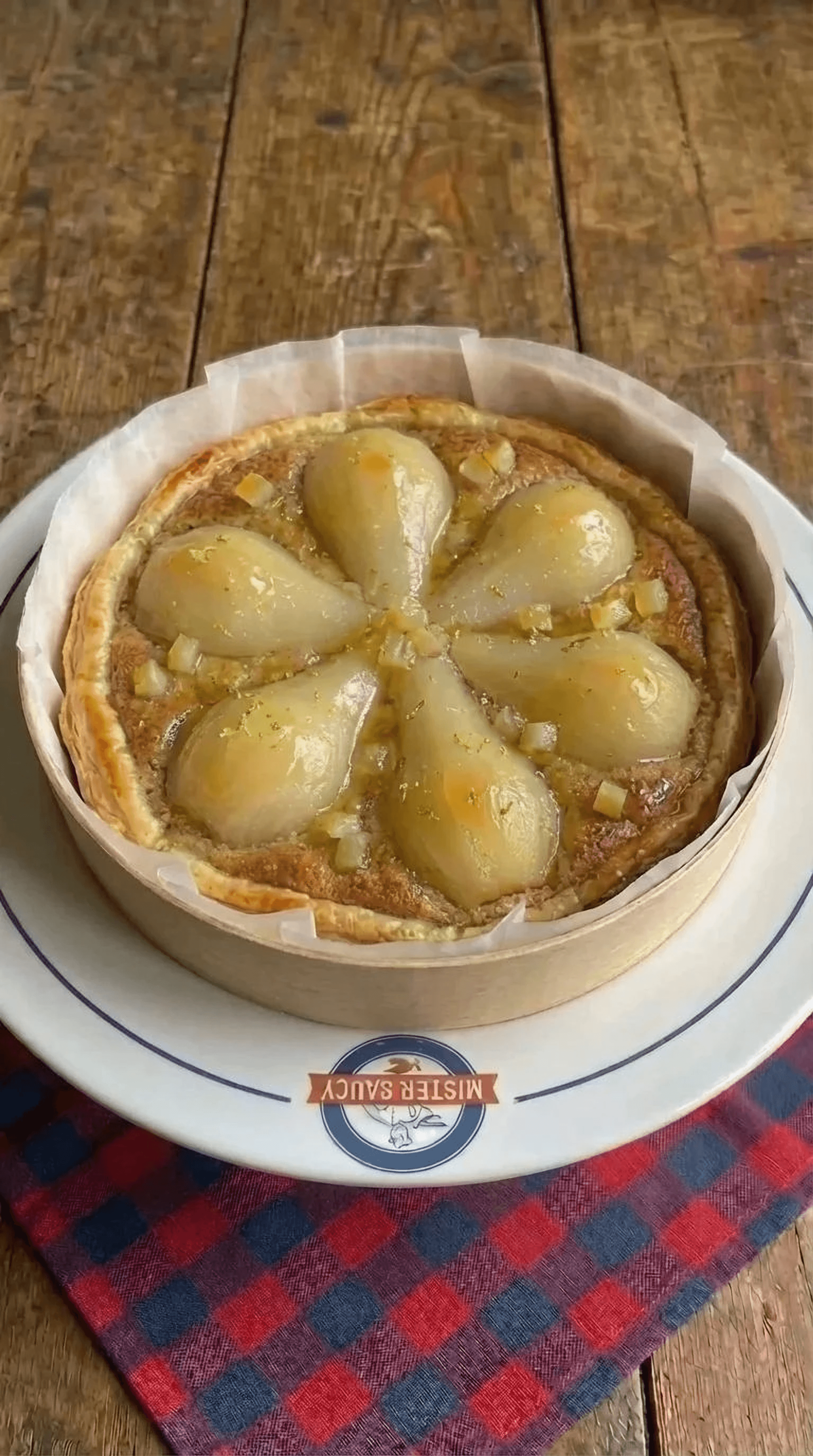Tarte aux Poires et Gingembre aux Amandes