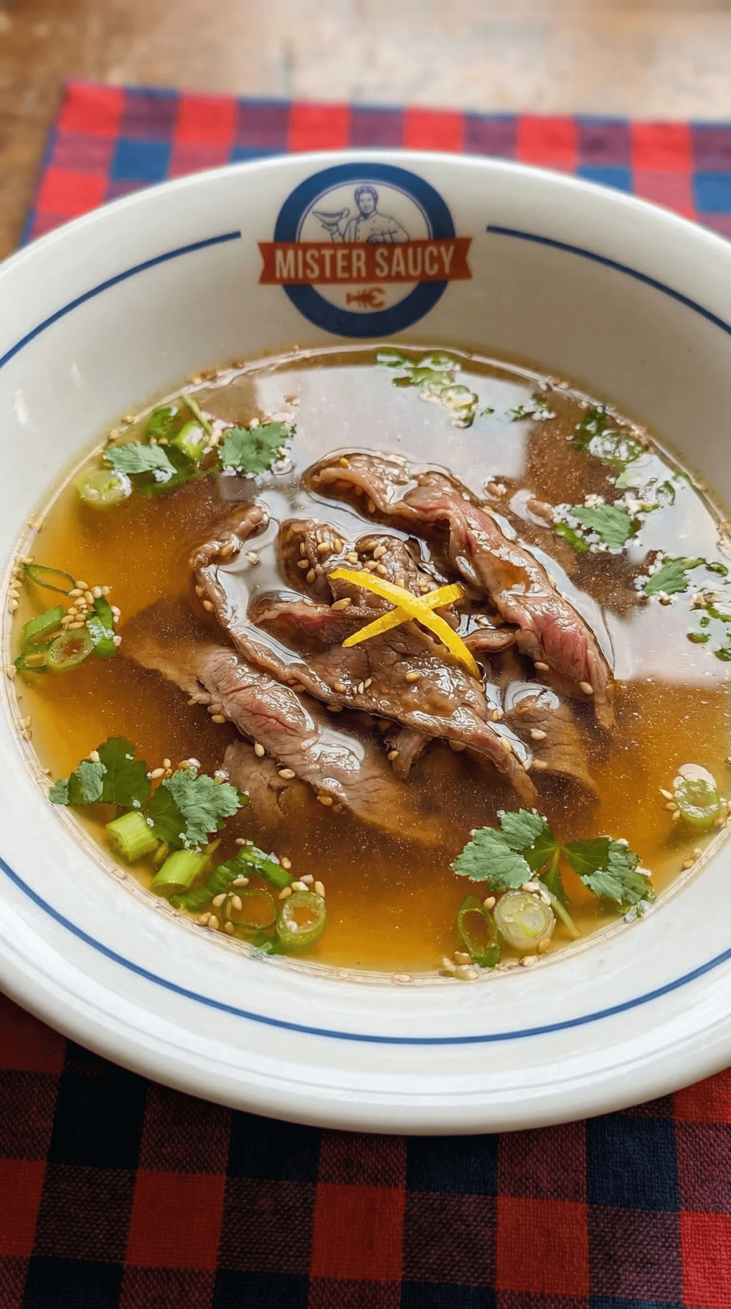 Ribeye Consommé Korean Style