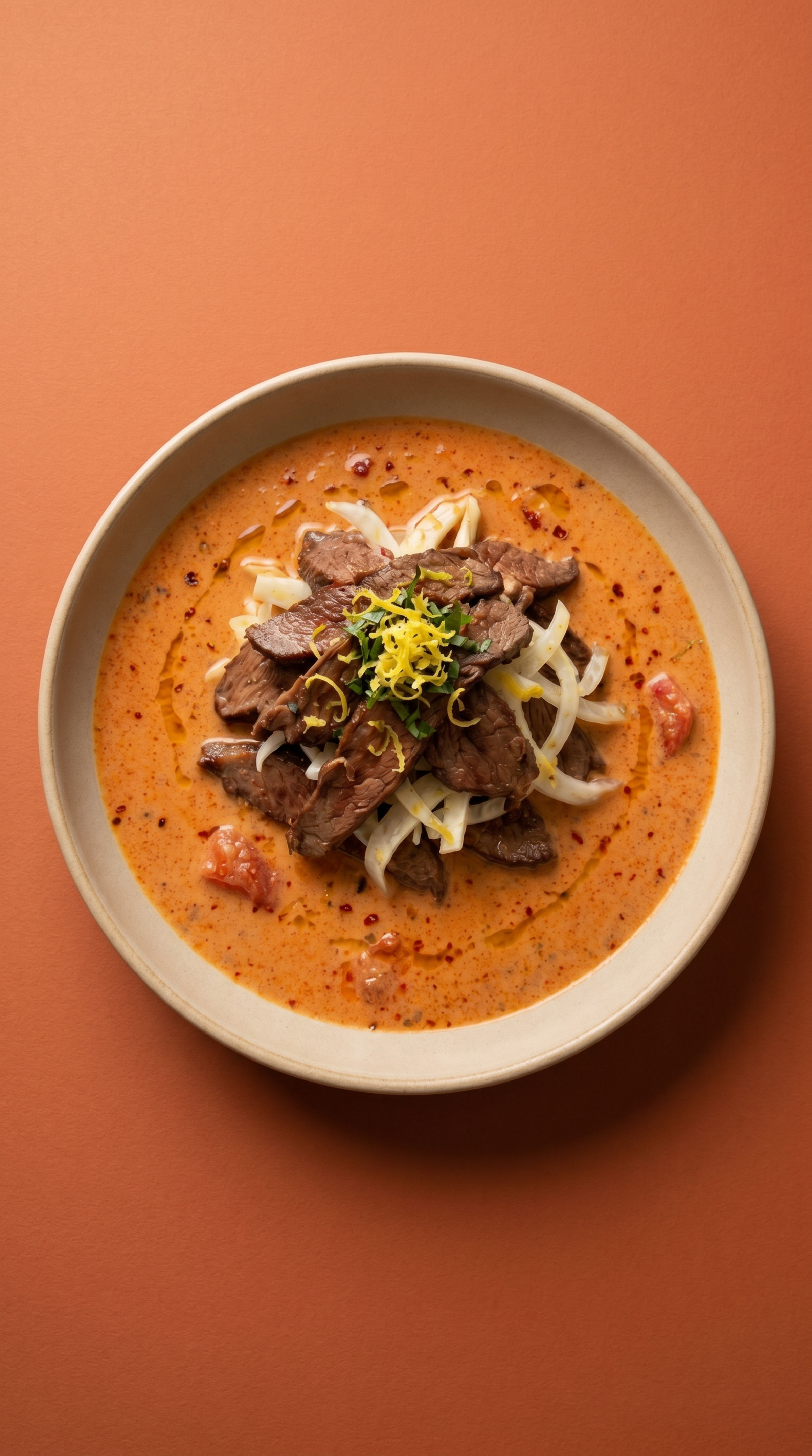 Seared Lamb in Gochujang-Coconut Sauce with Fennel