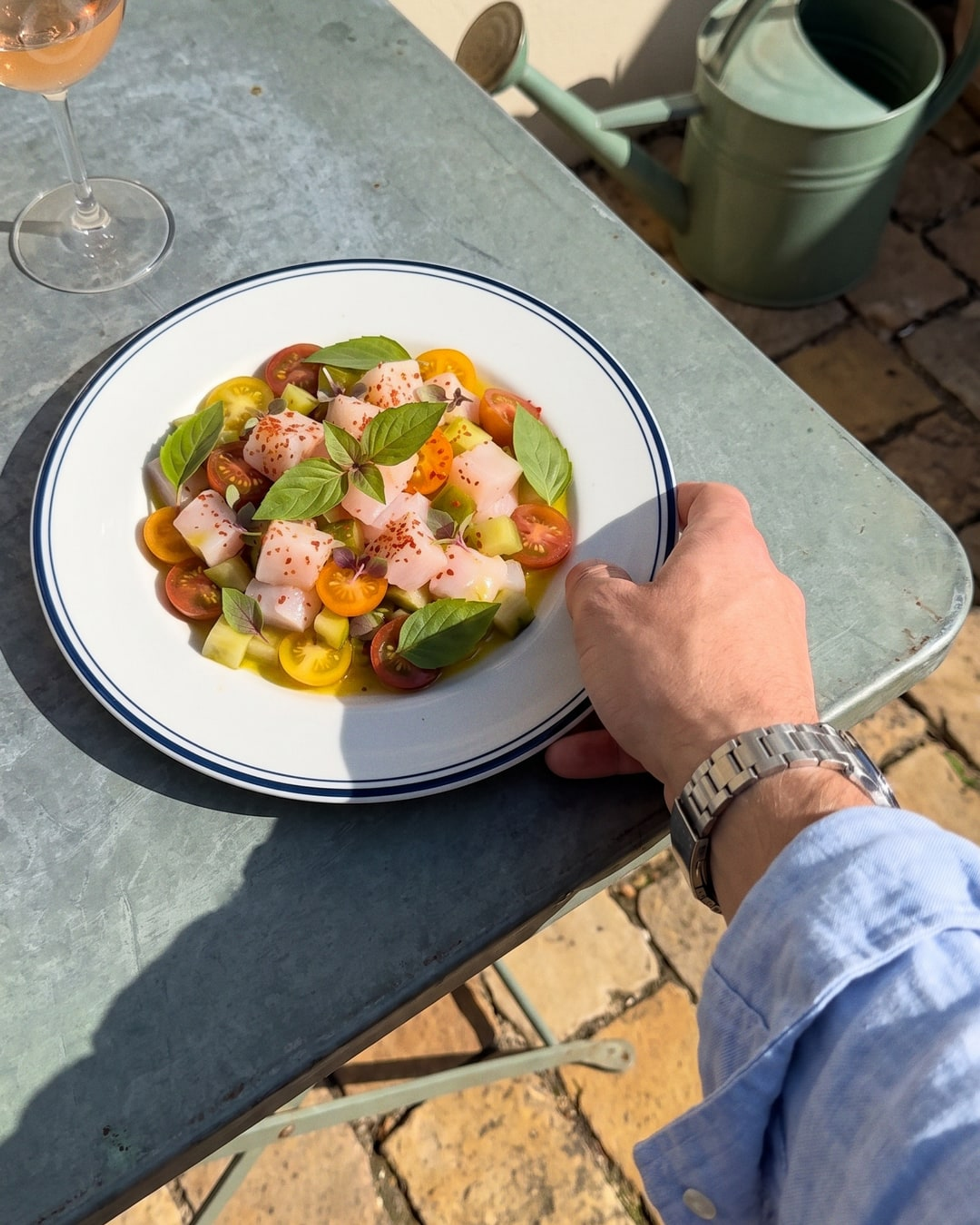 Wolffish Gravlax in Ceviche Style