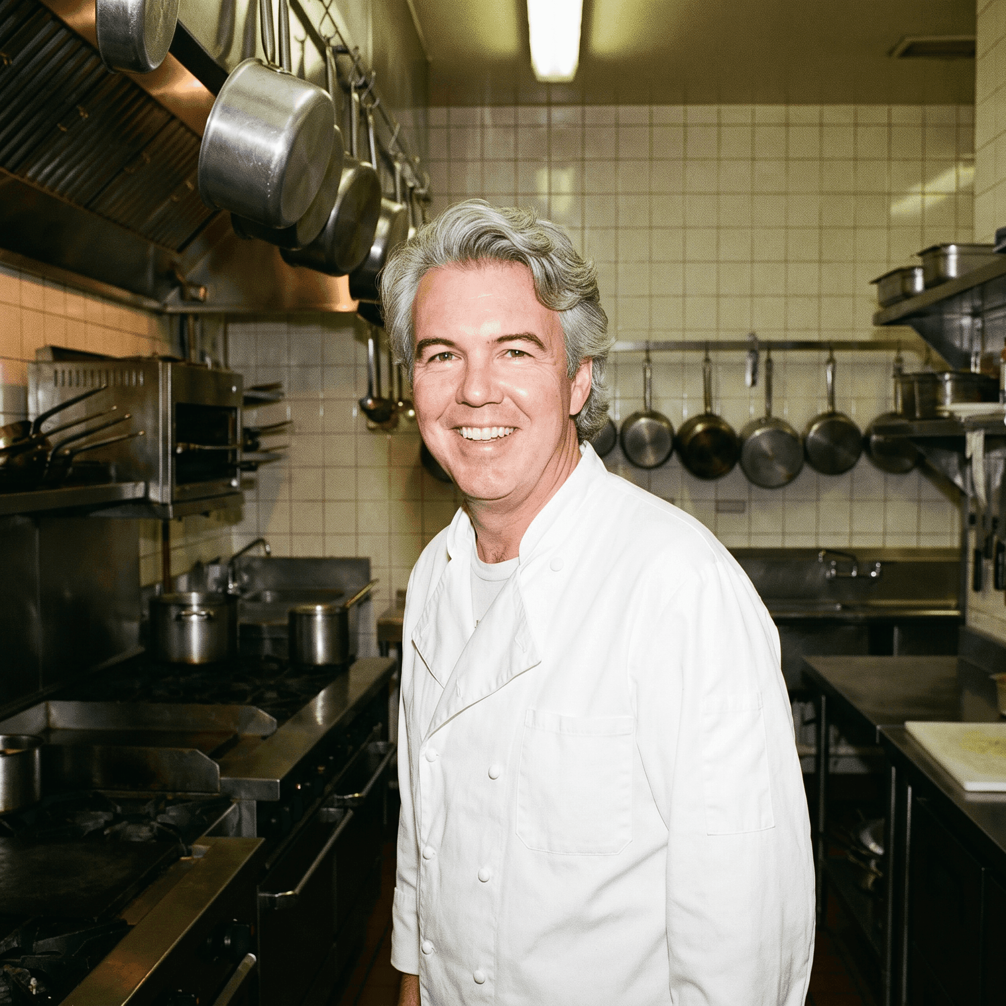 Chef portrait in kitchen
