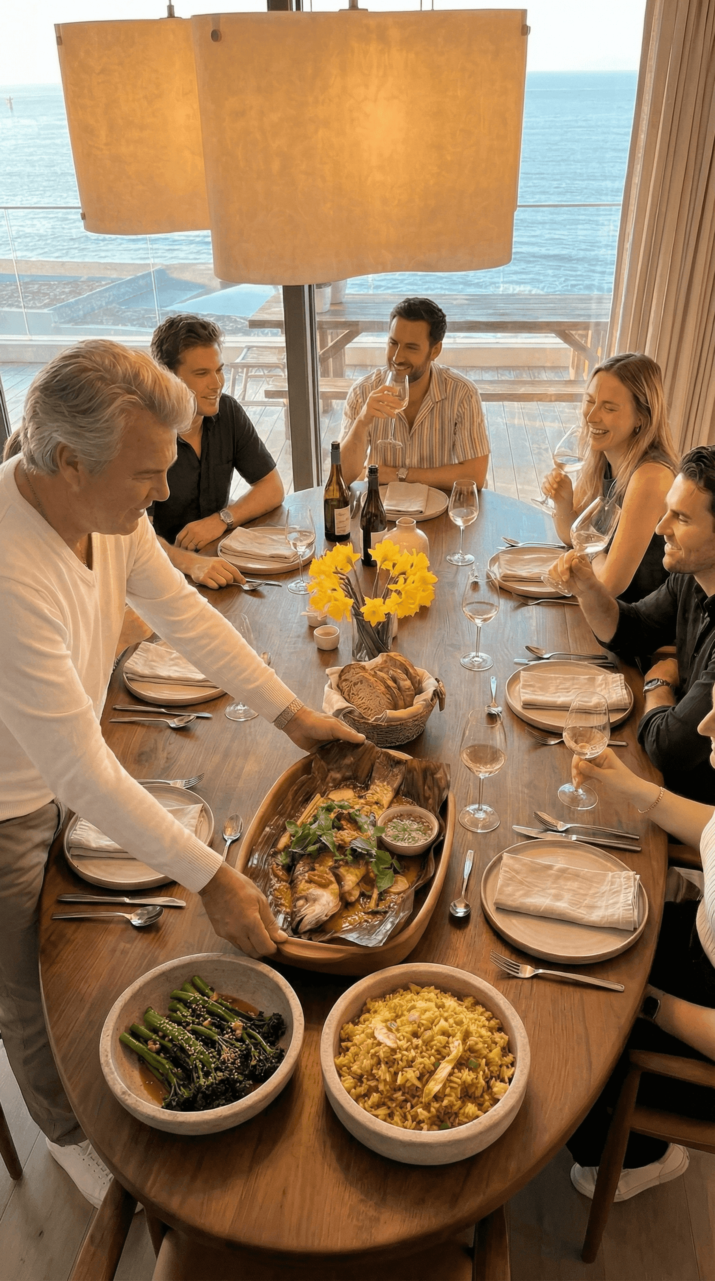 Mediterranean Roasted Fennel with Goat Cheese and Toasted Pine Nuts