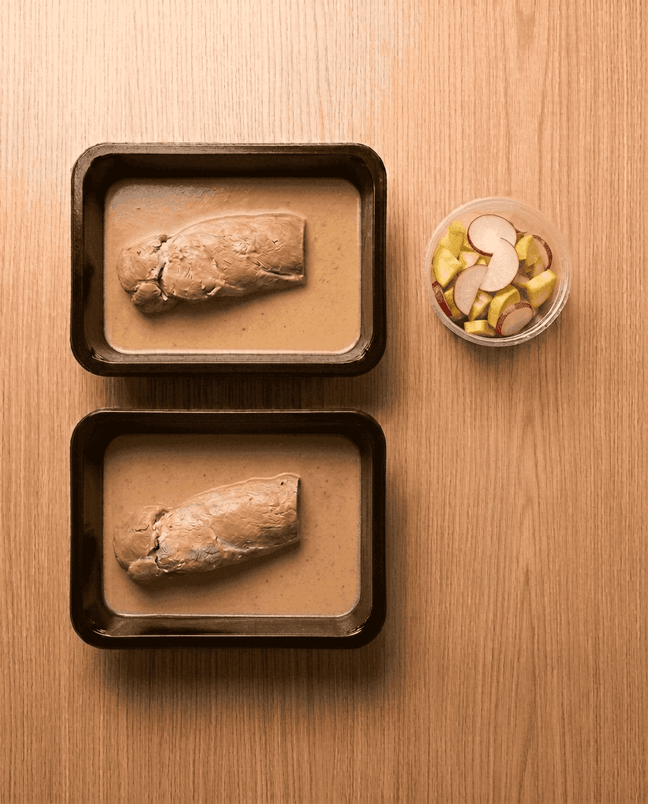 Blanquette de Porc d'Été au Saké van Mr. Saucy packaging