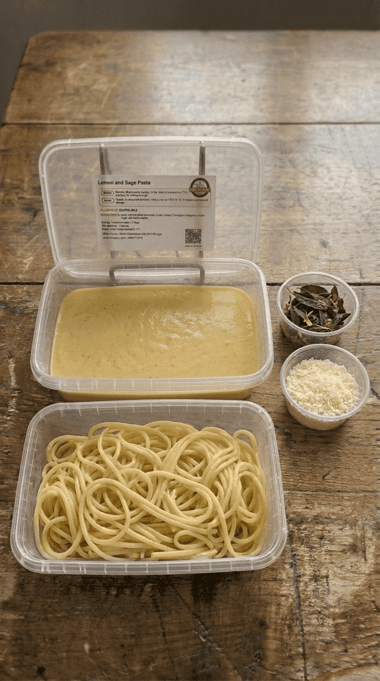 Authentic Lemon Pasta (Pasta al Limone) packaging