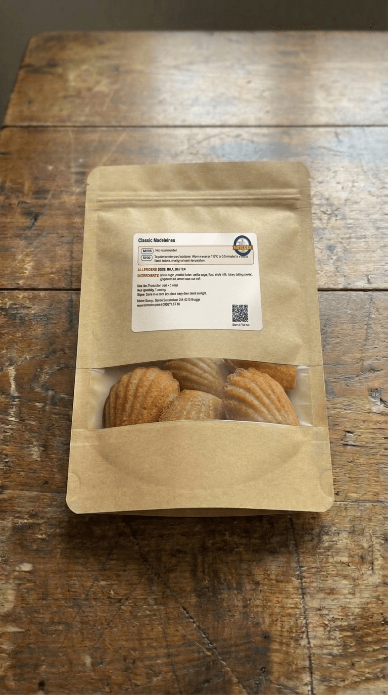 Madeleines — Classic French Method packaging
