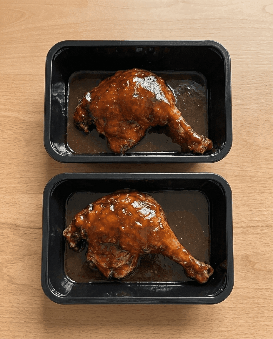 Gochujang-Glazed Slow-Cooked Duck Thighs de Mr. Saucy packaging