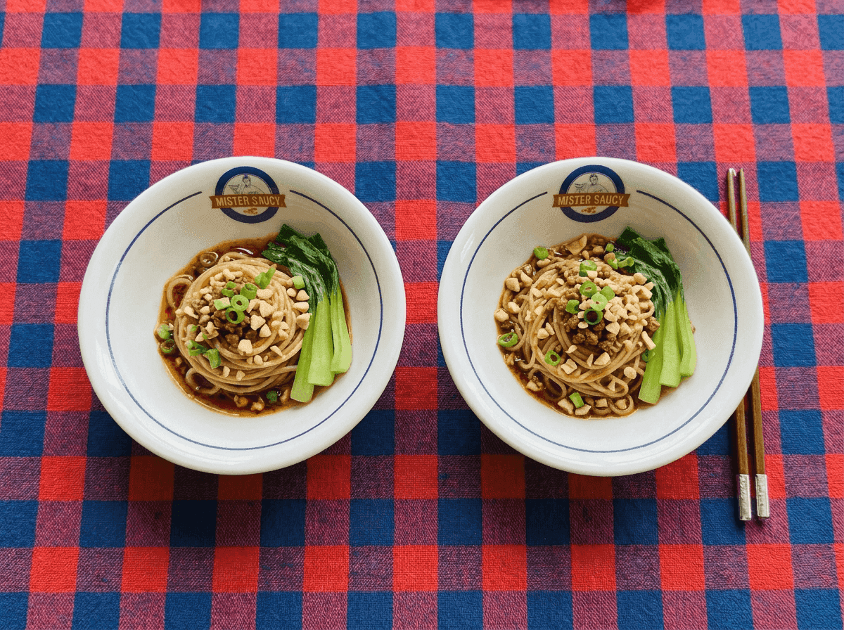 Traditional Sichuan Dan Dan Noodles