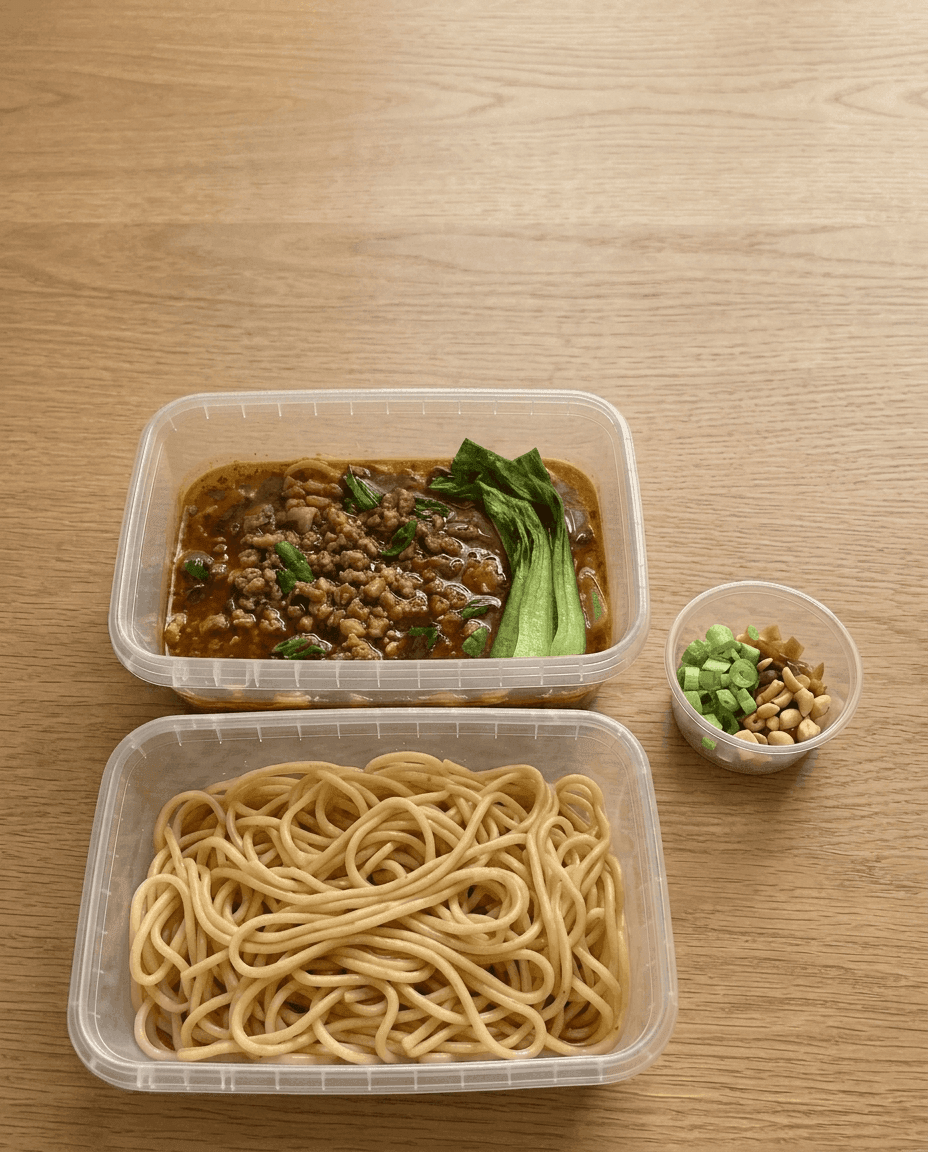 Traditional Sichuan Dan Dan Noodles de Mr. Saucy packaging