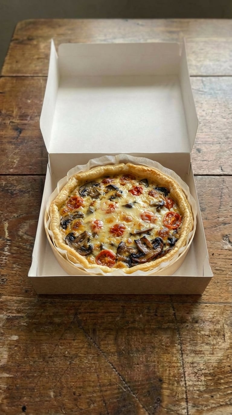 The Ultimate Umami Forestière Quiche packaging