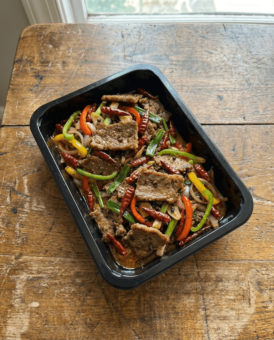 Agneau au cumin de Sichuan (Ziran Yangrou) packaging