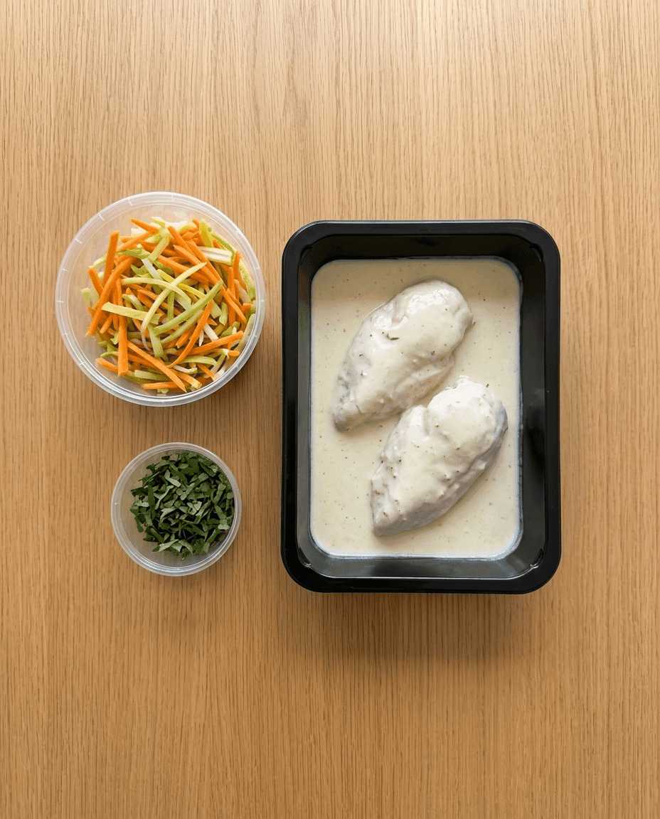 Waterzooi tom yum à la crème fraîche et crème aigre de Mr. Saucy packaging