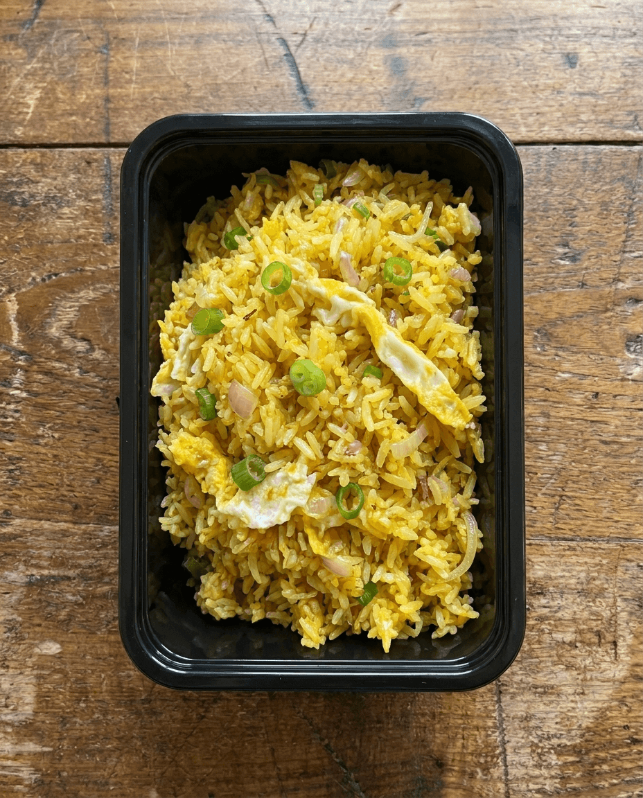 Golden Saffron and Ginger Aromatic Fried Rice packaging